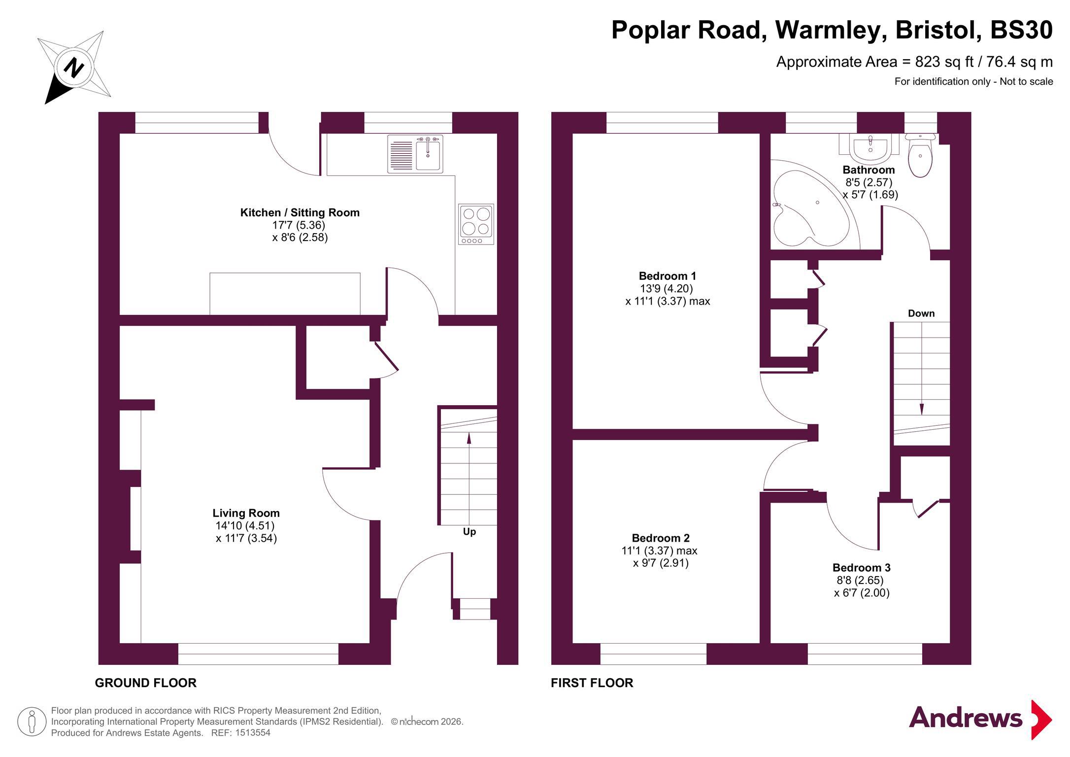 36, Poplar Road, Bristol floorplan
