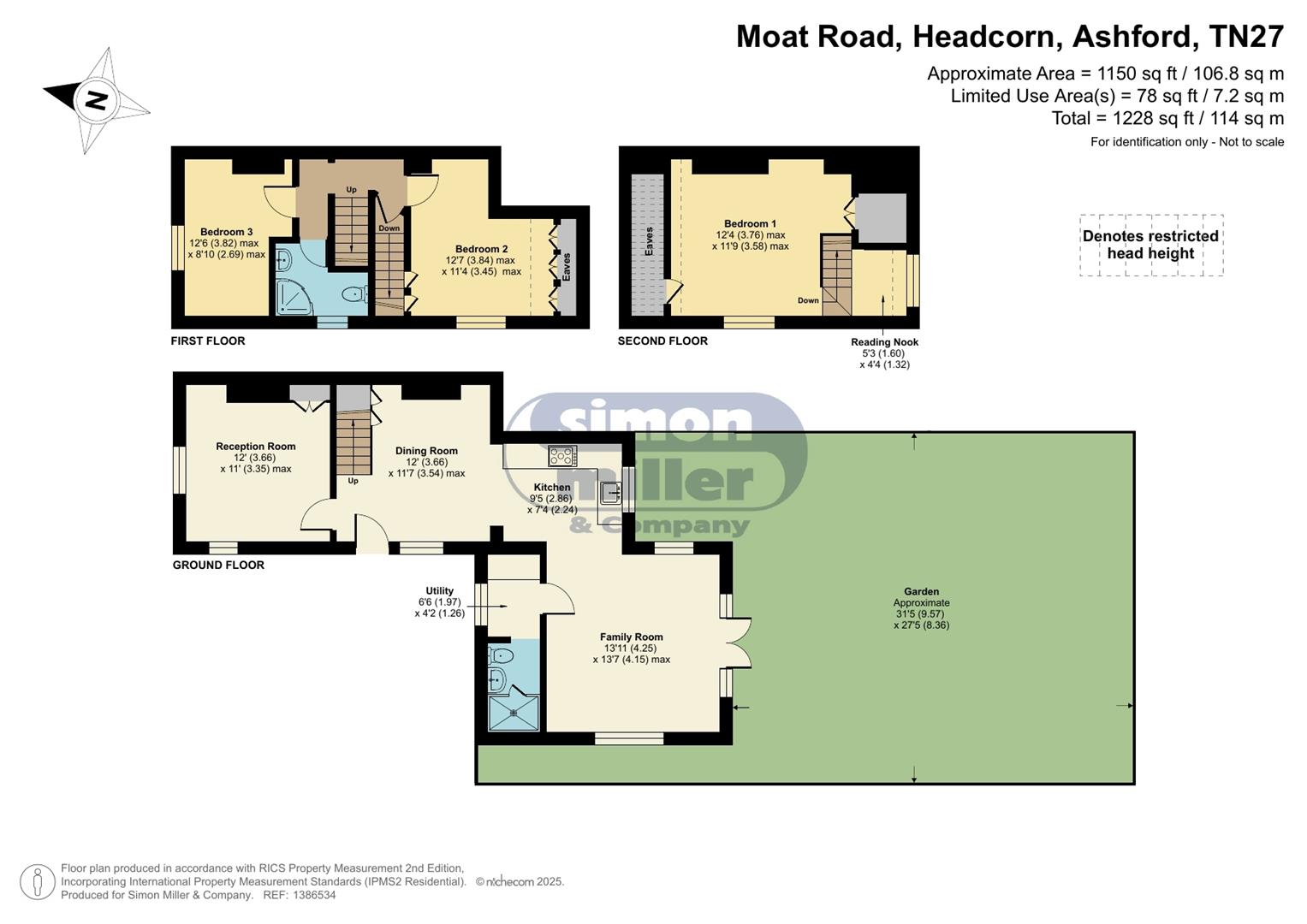 7, Moat Road, Headcorn floorplan