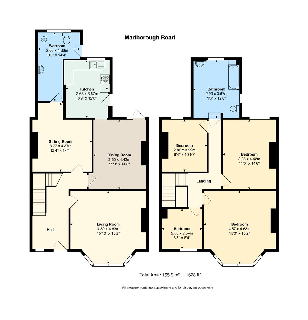 80, Marlborough Road, Cardiff floorplan
