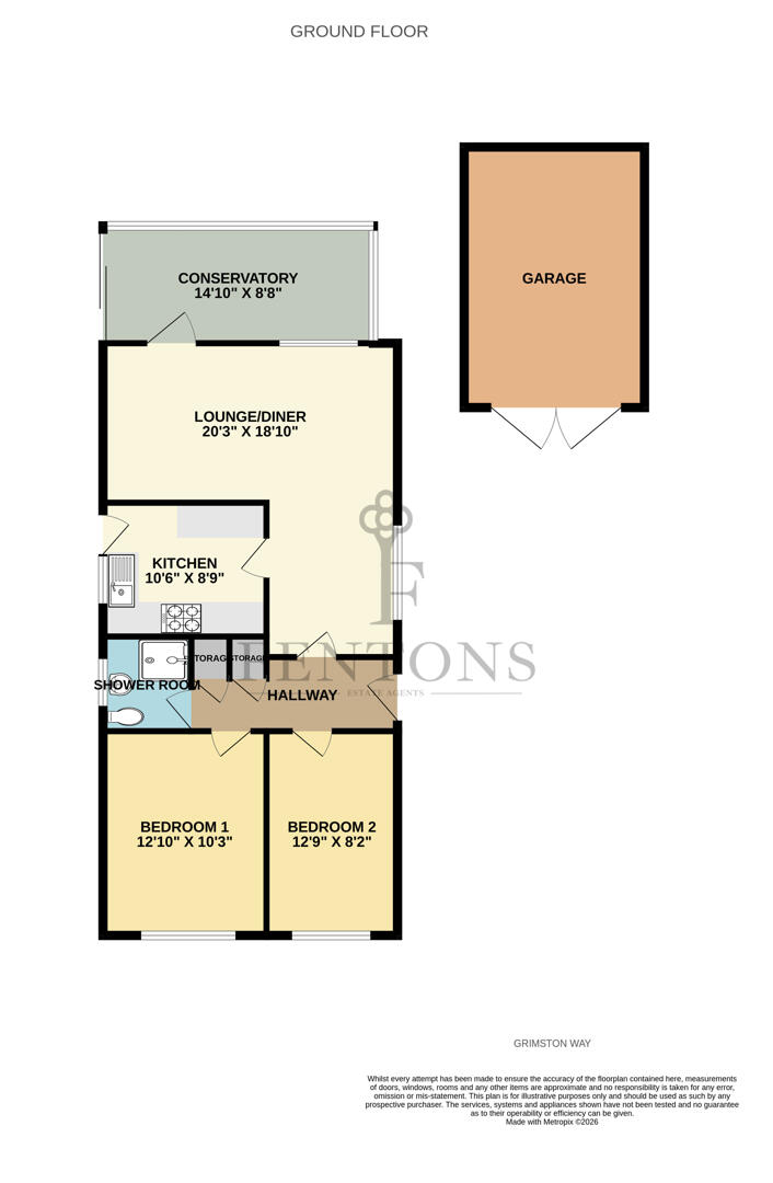 14, Grimston Way, Walton-on-the-Naze floorplan