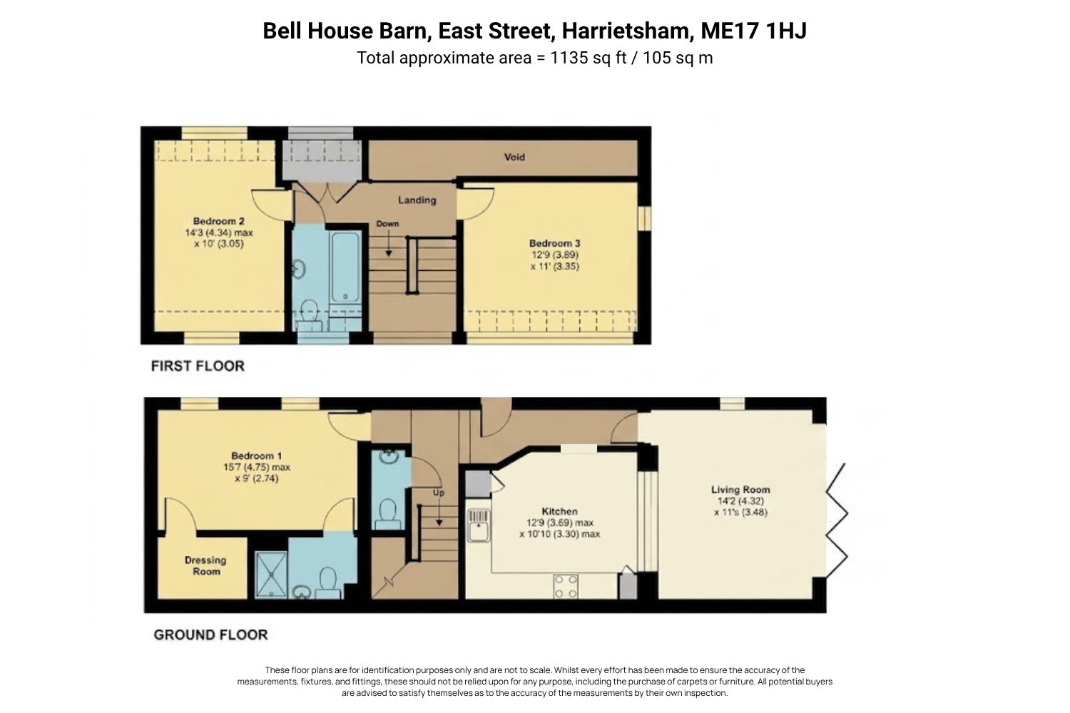 Bell House Barn, East Street, Maidstone floorplan
