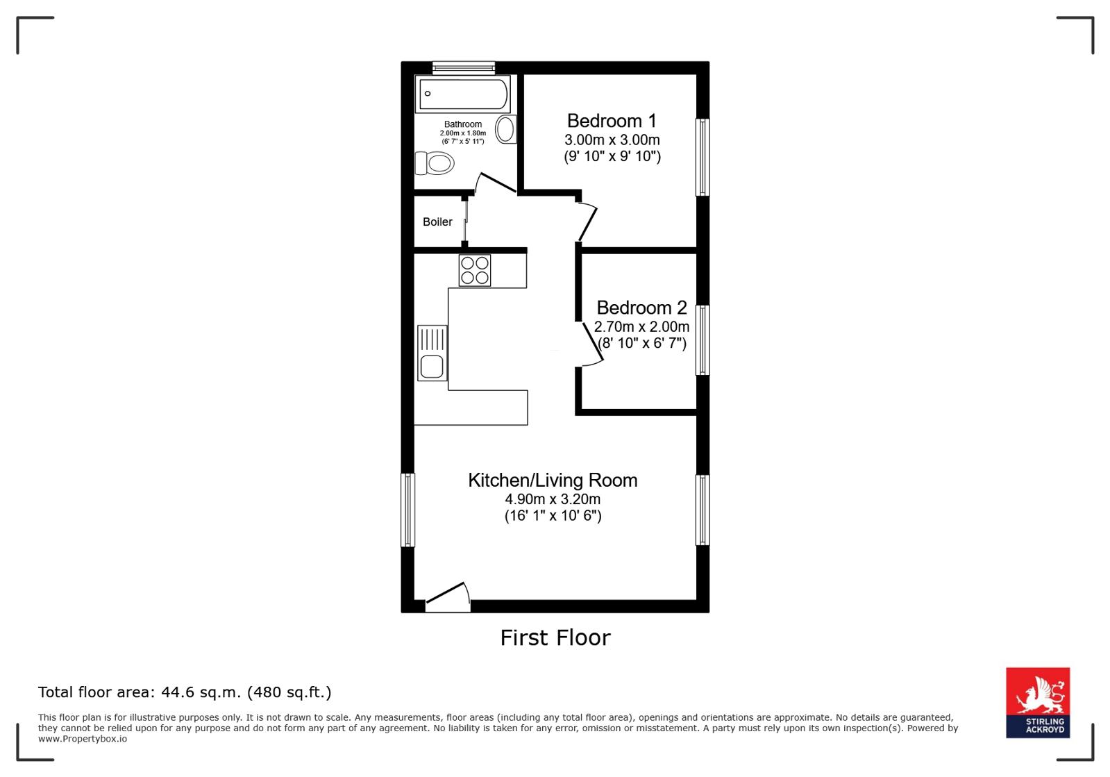 Madrid Road, Surrey floorplan