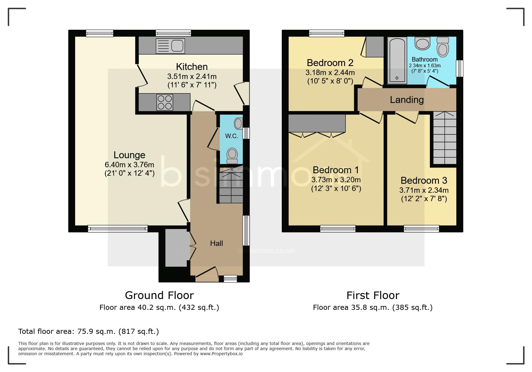 86, Doddsfield Road, Slough floorplan