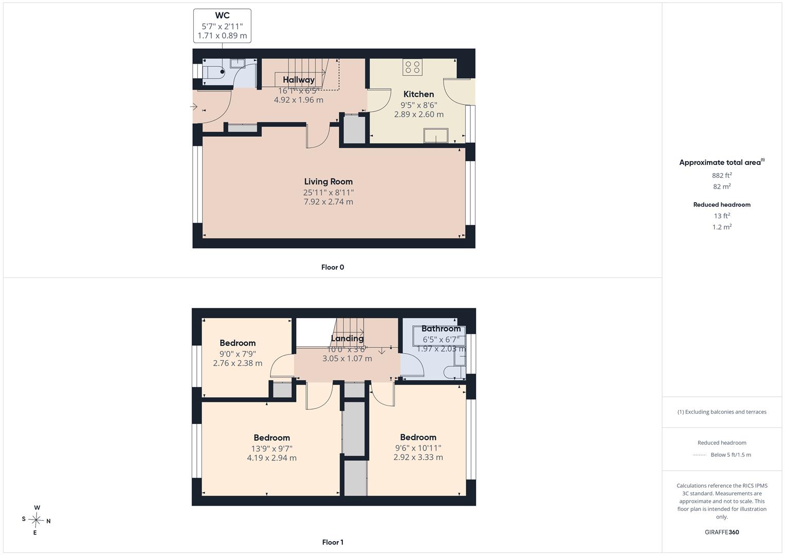 230, Fleetside, West Molesey floorplan