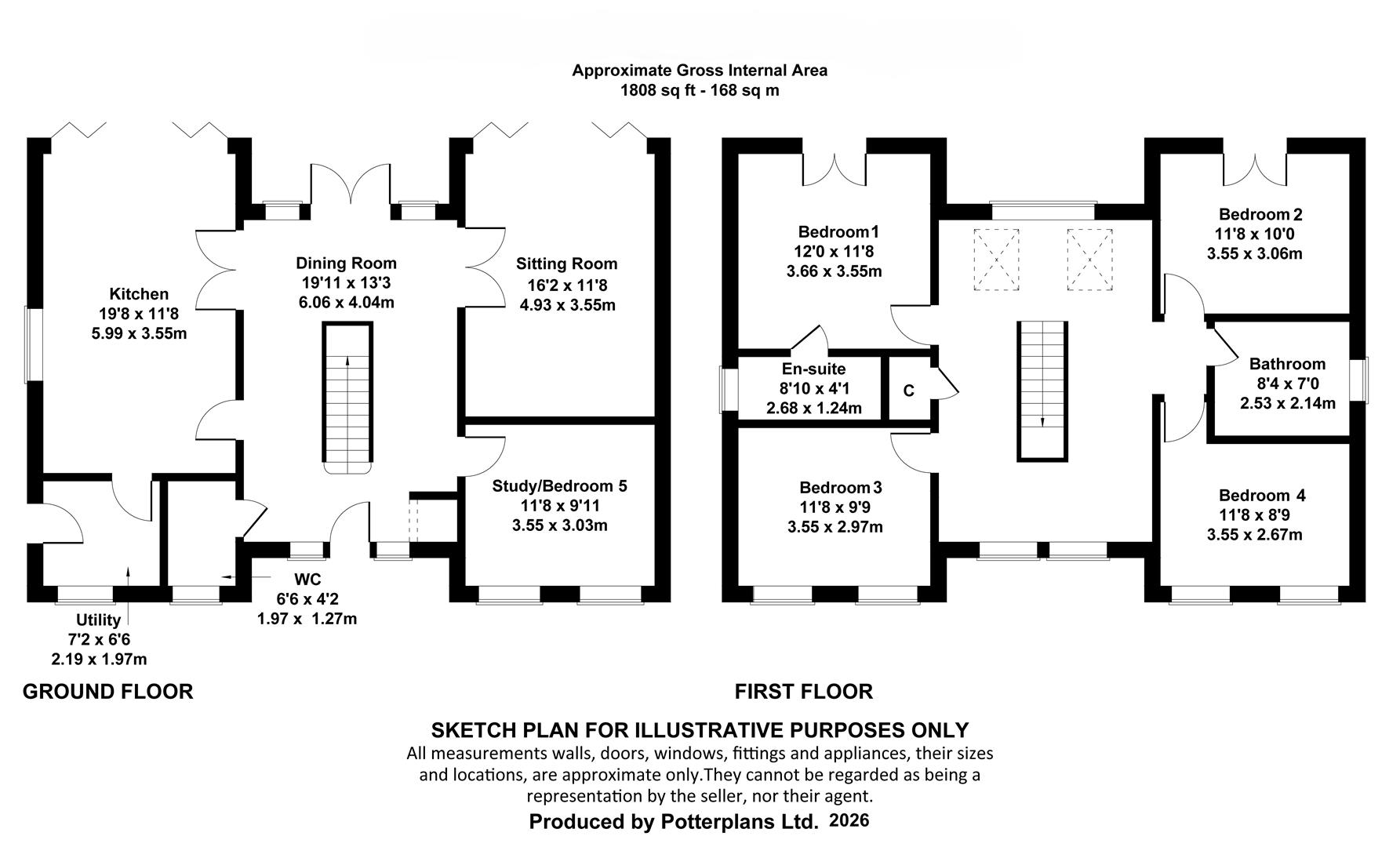 Oak Trees, Blackwater Road, Newport floorplan