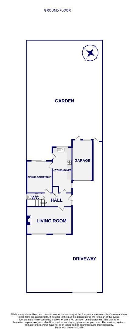 12, Mill Hill Drive, York floorplan
