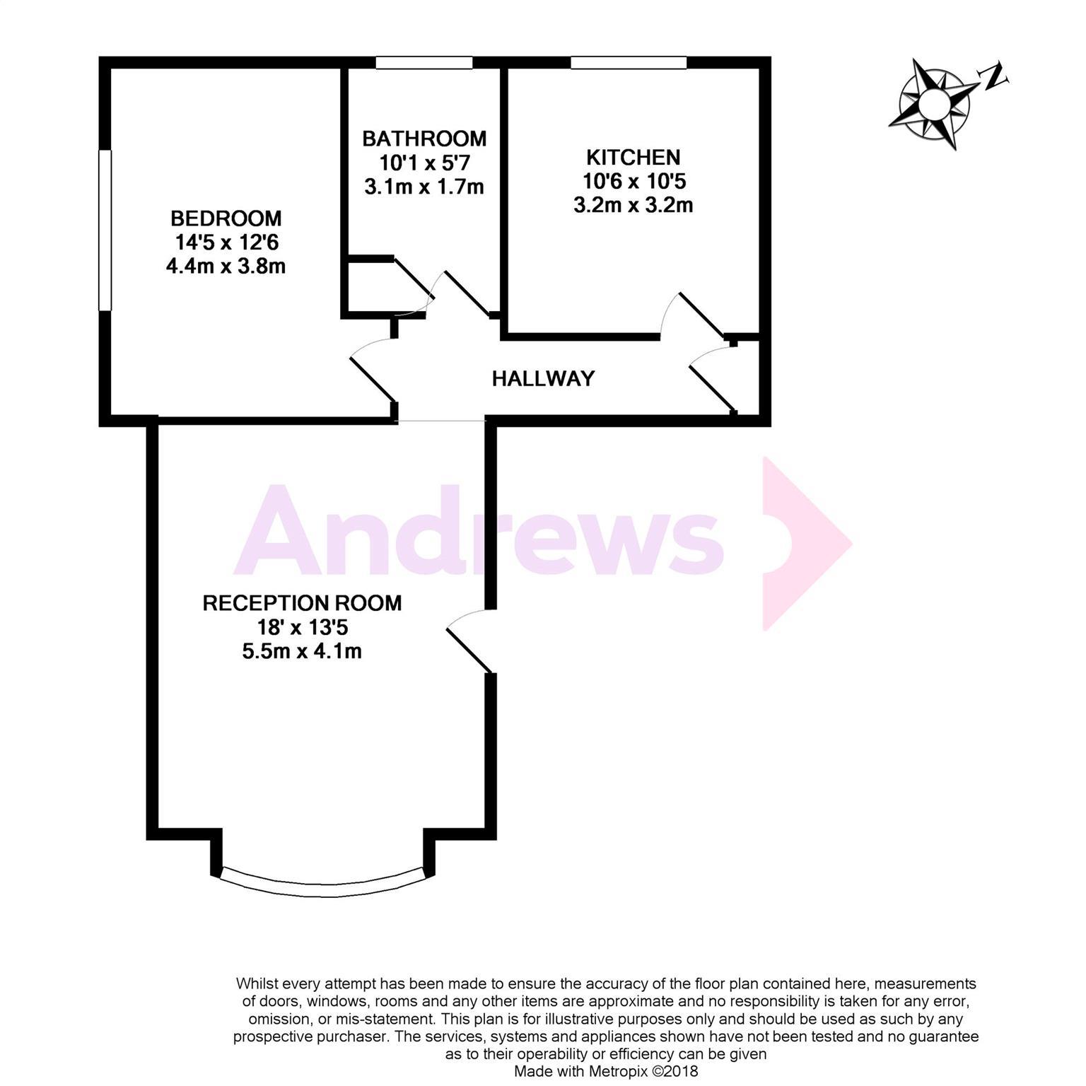 1 Bedrooms Flat to rent in Brighton Road, Redhill, Surrey RH1