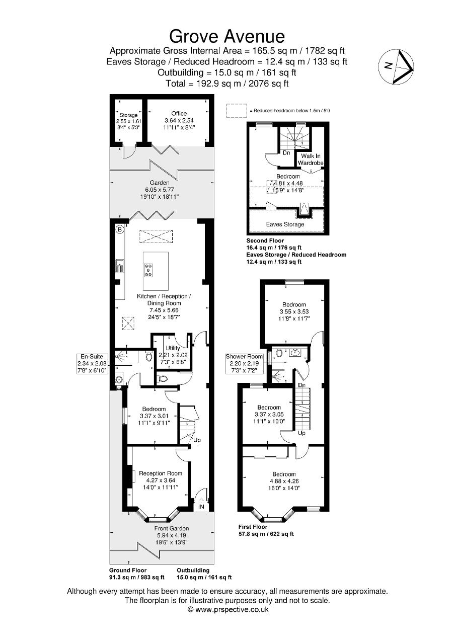 12, Grove Avenue, London floorplan