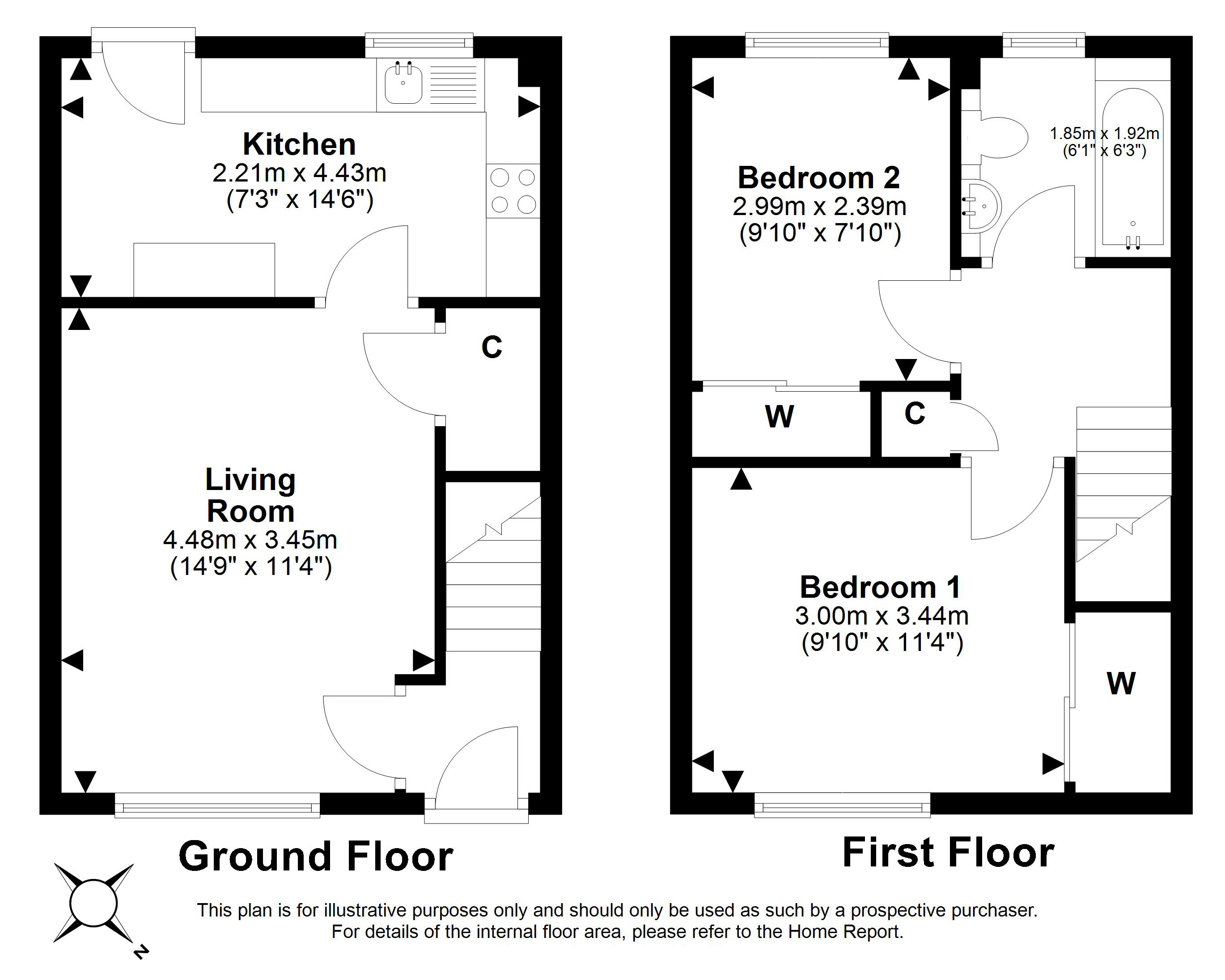 34, Carnbee Crescent, Liberton, Edinburgh floorplan