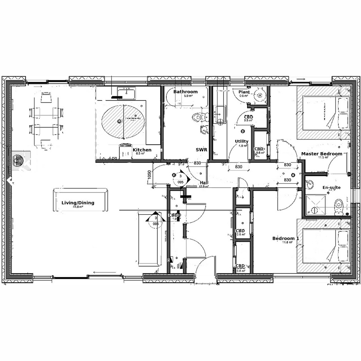 17, Old Station Road, Milton floorplan