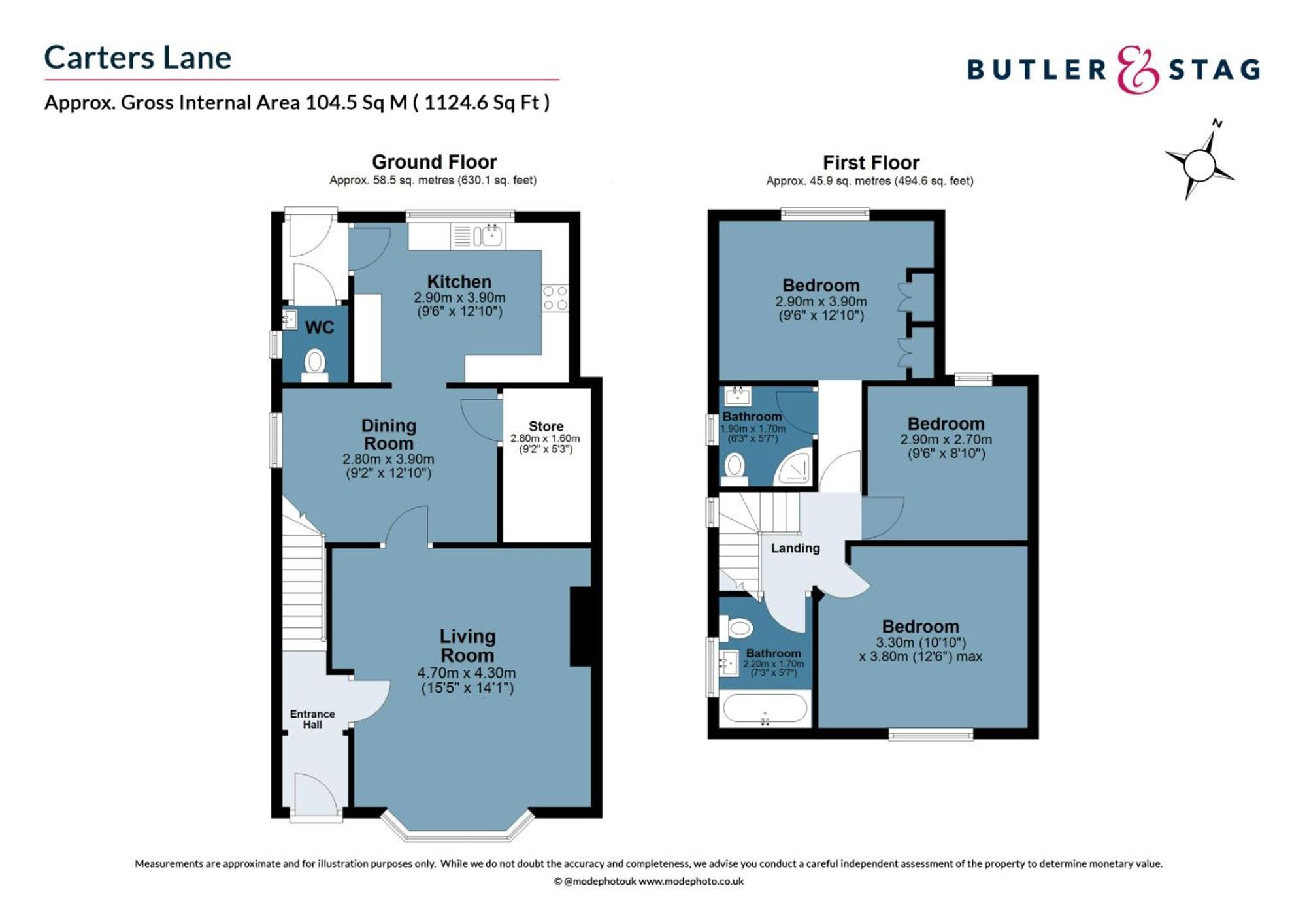 22 Carters Lane, Epping floorplan