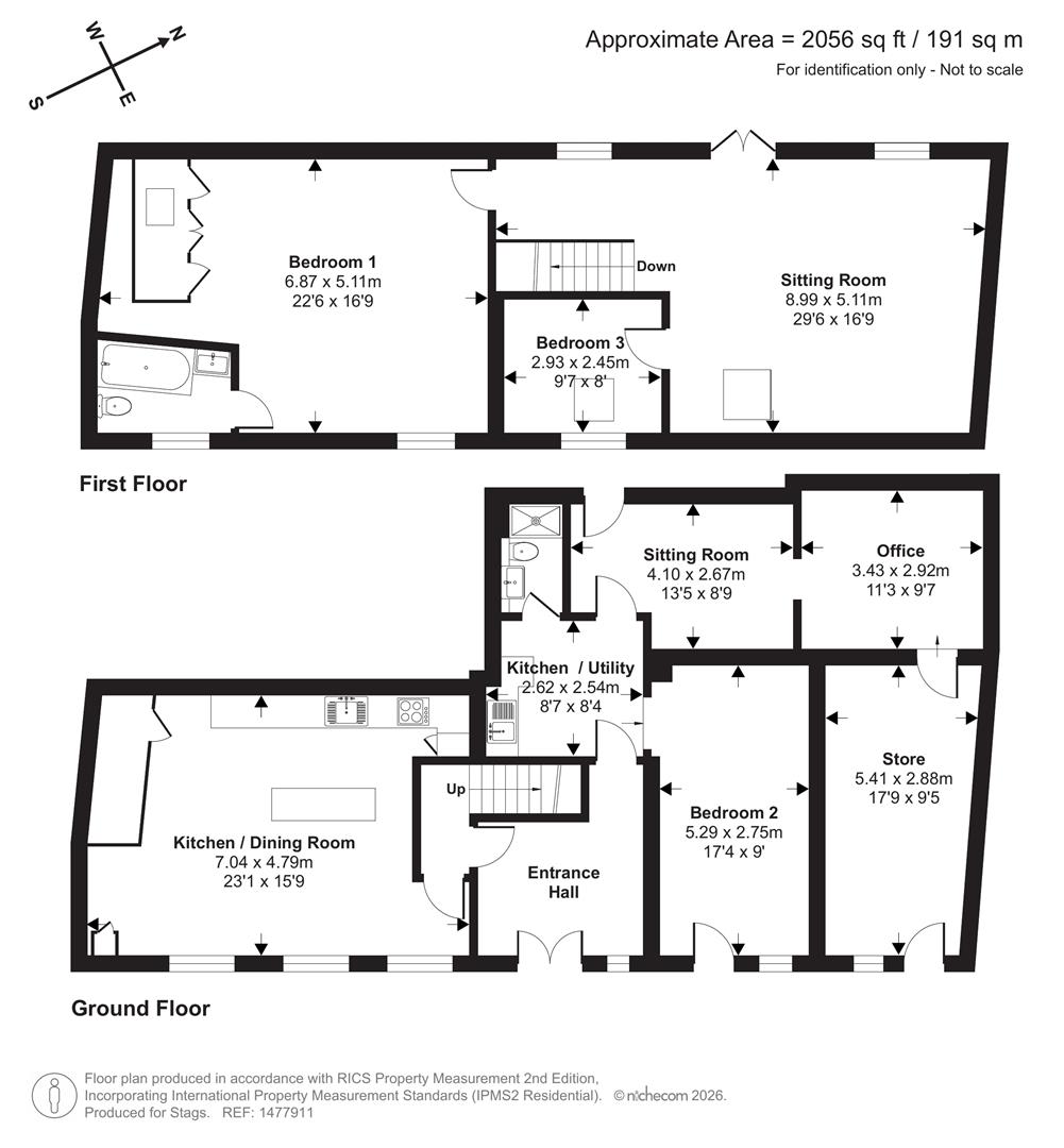 The Old Tea Loft, Bridge Street, Tiverton floorplan