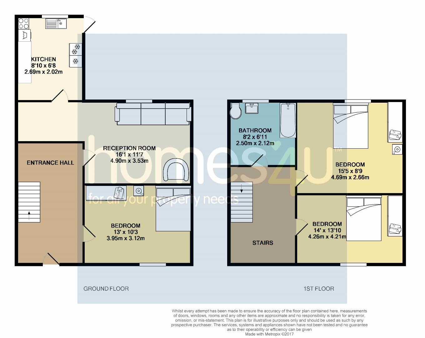 3 Bedrooms  to rent in Parkfield Street, Rusholme, Manchester M14