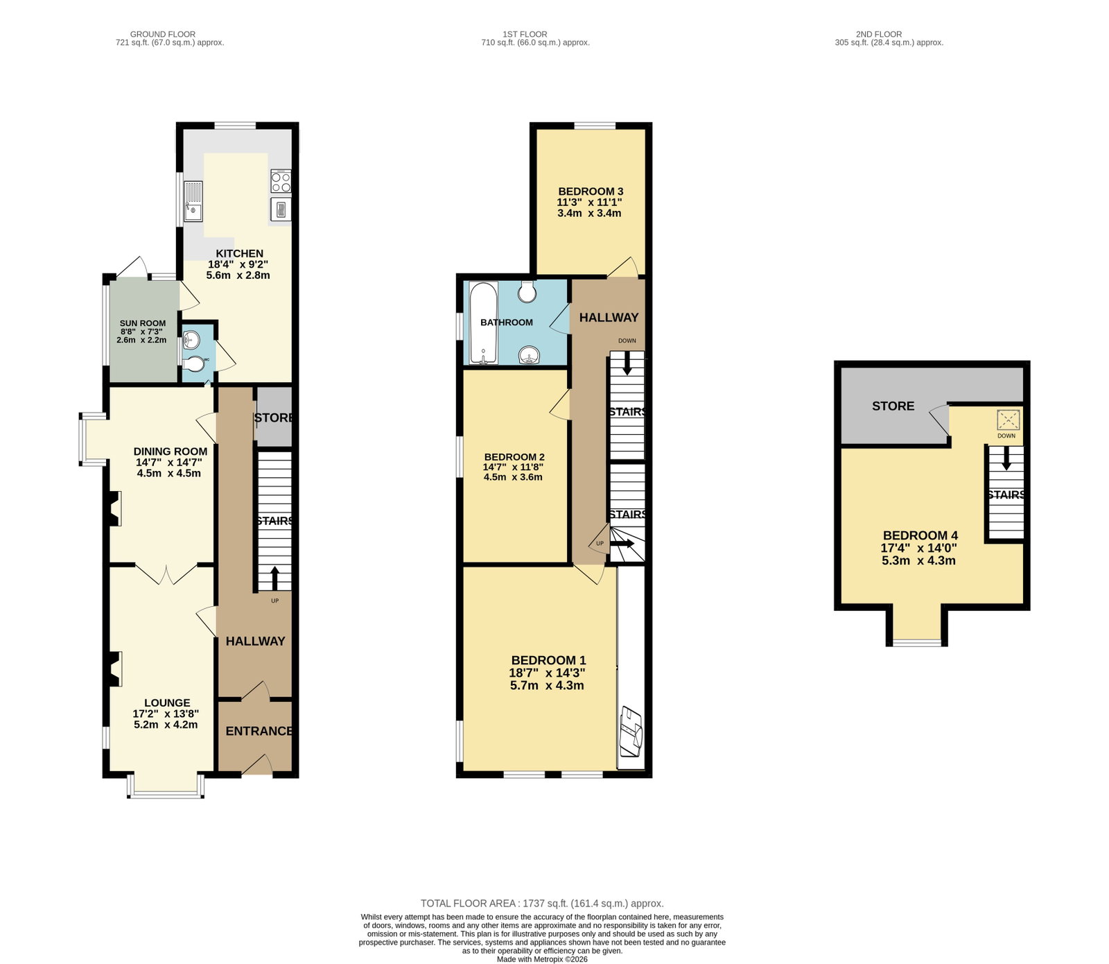28, Fitz Road, Cockermouth floorplan