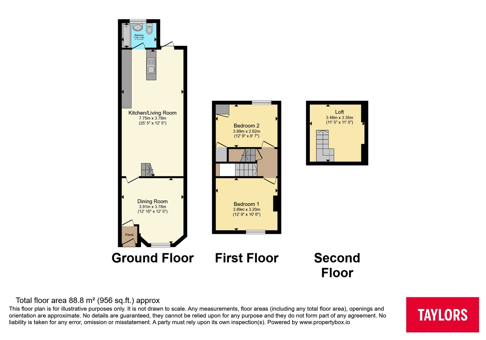 24, Mostyn Road, Bedfordshire floorplan