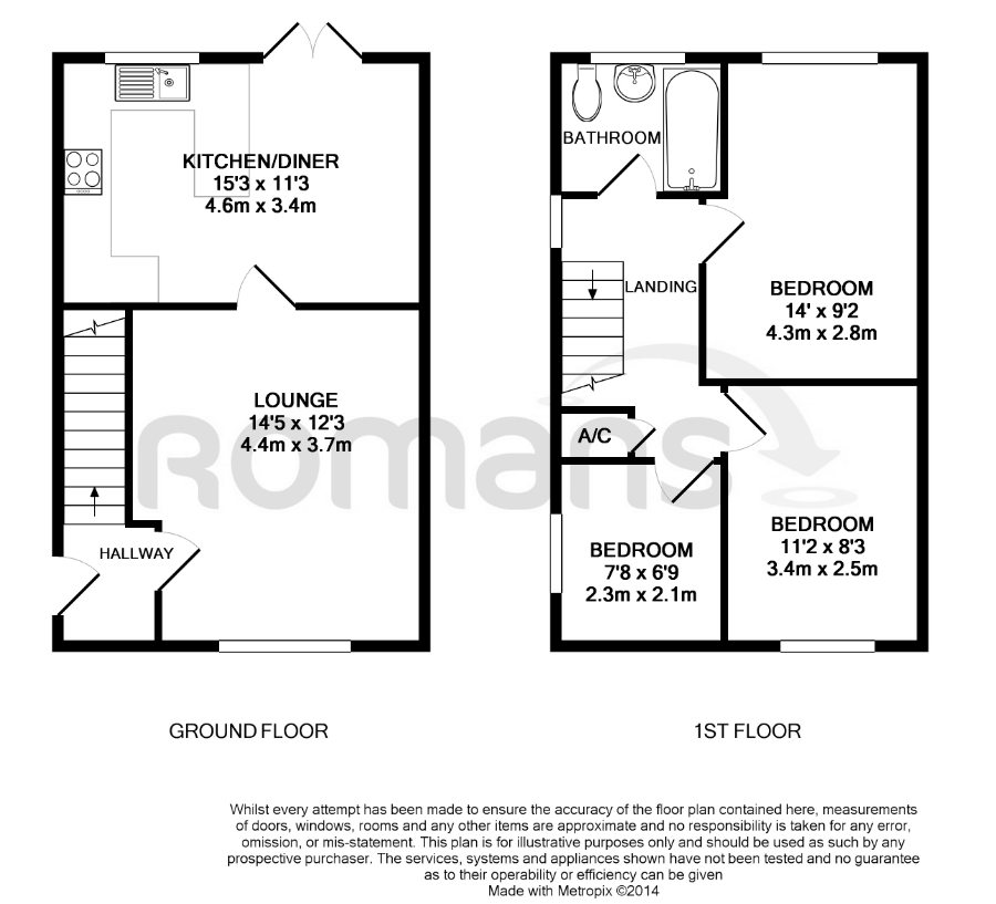 32, Prince William Drive, Reading floorplan