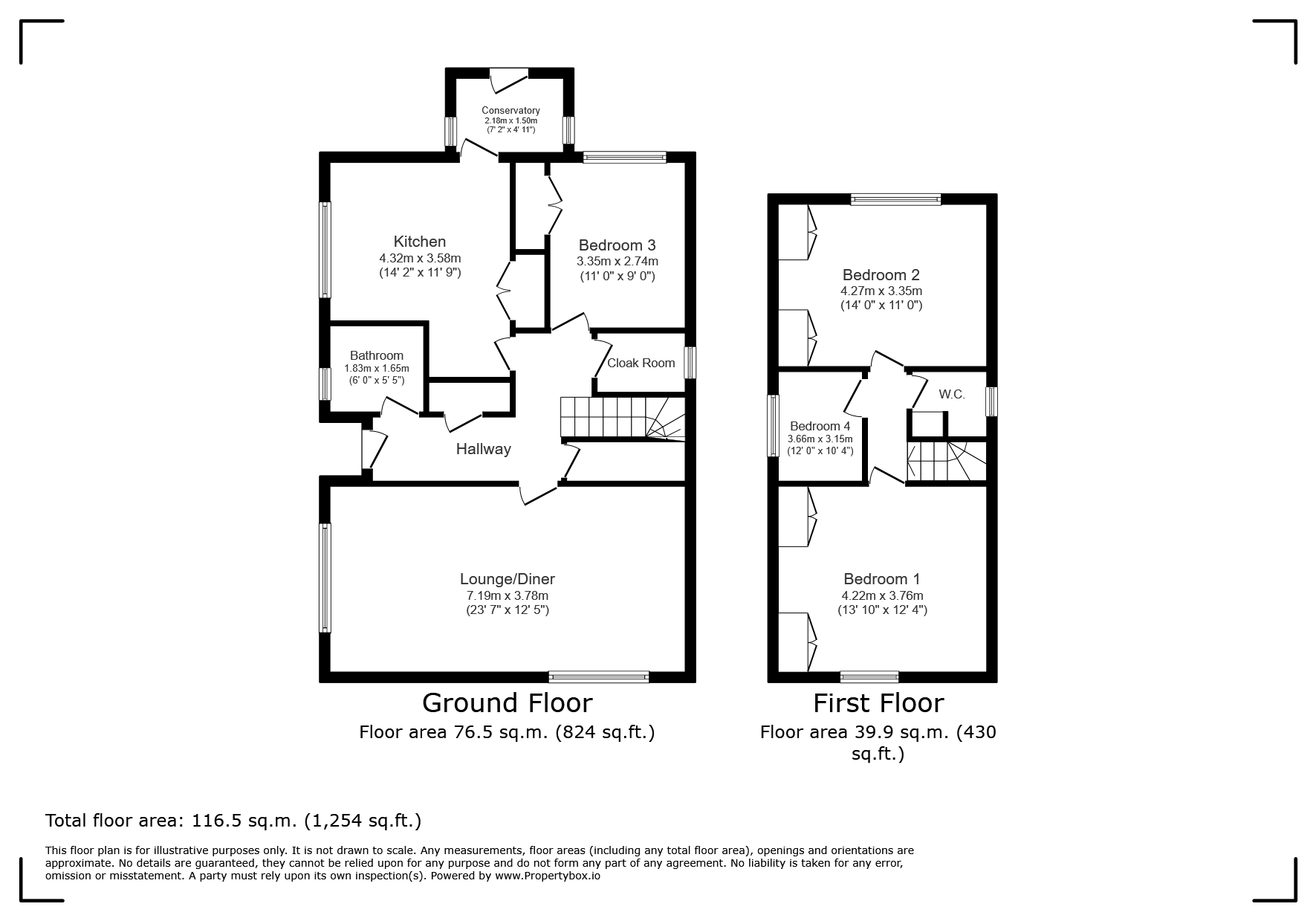 Badgers Haven,, Lowtherville Road, Isle of Wight floorplan