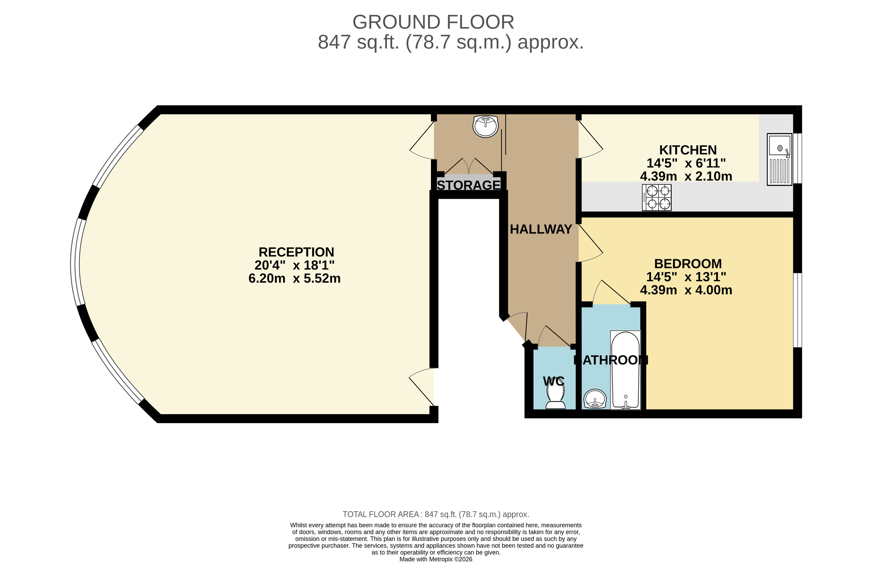 Waverley Road, Somerset floorplan