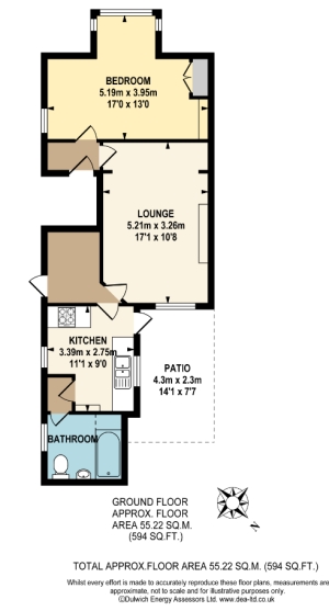 59a, Rye Hill Park, London floorplan