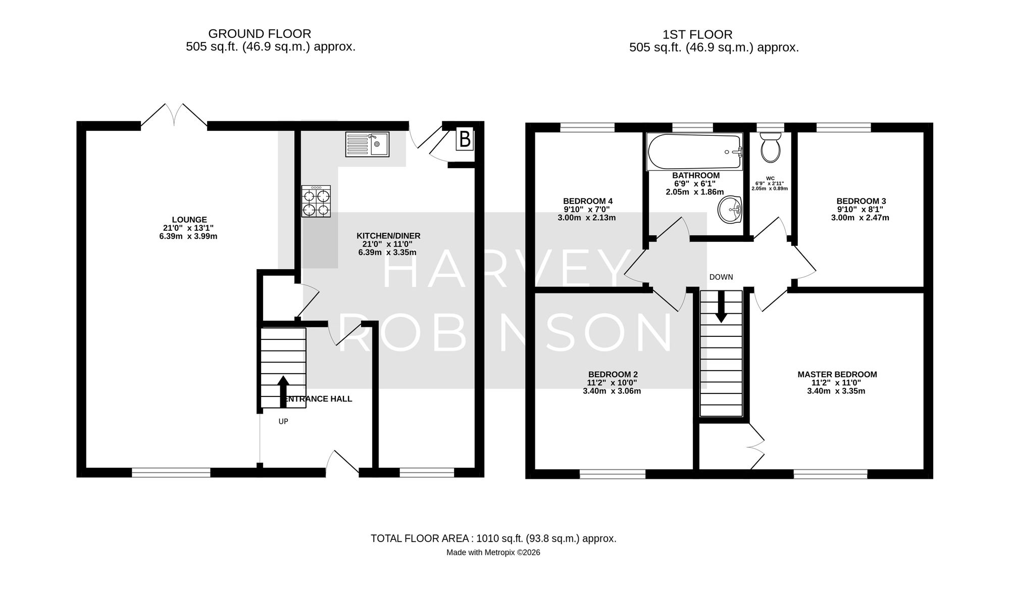 76 The Whaddons, Huntingdon floorplan