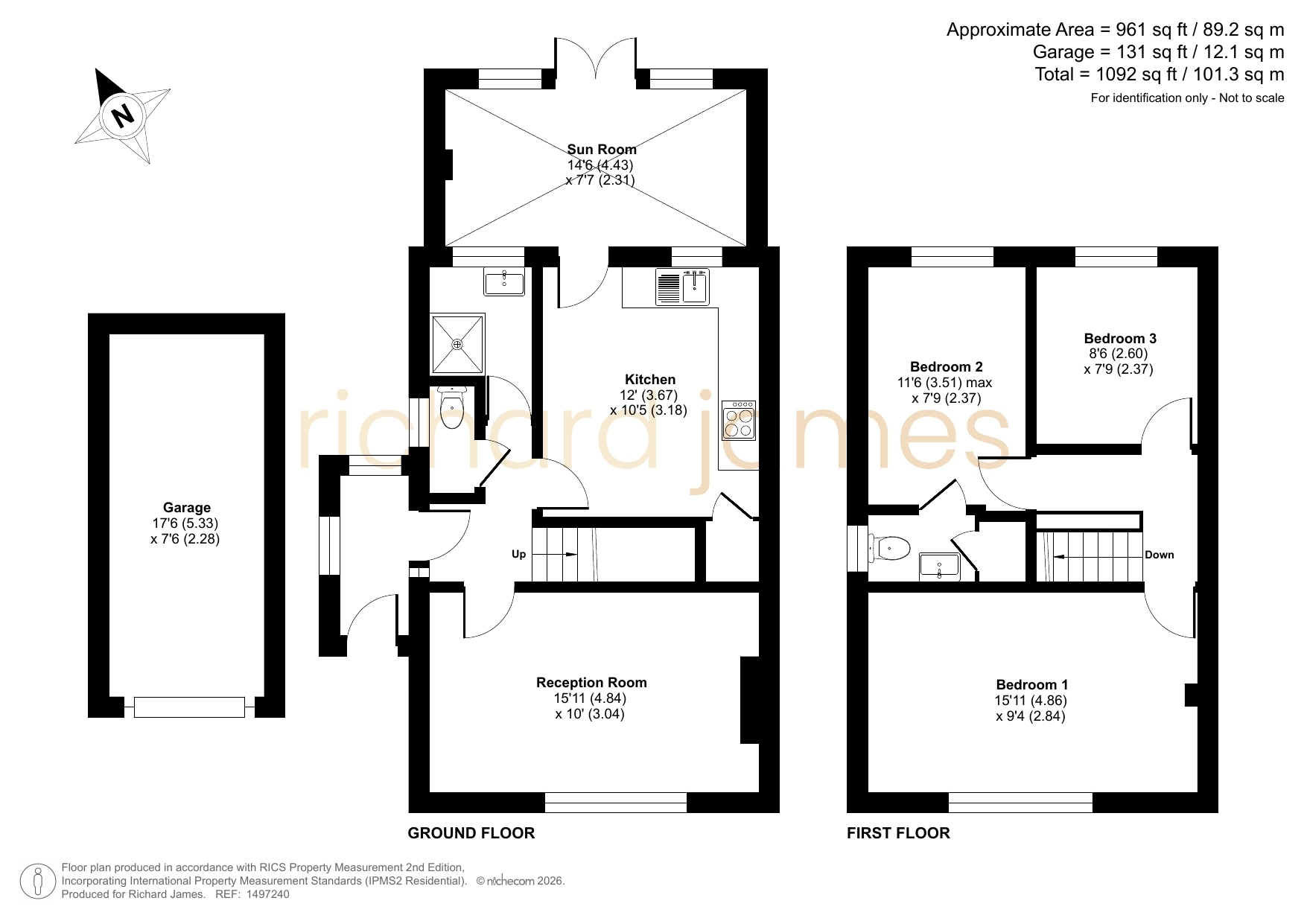 8, Norris Close, Swindon floorplan