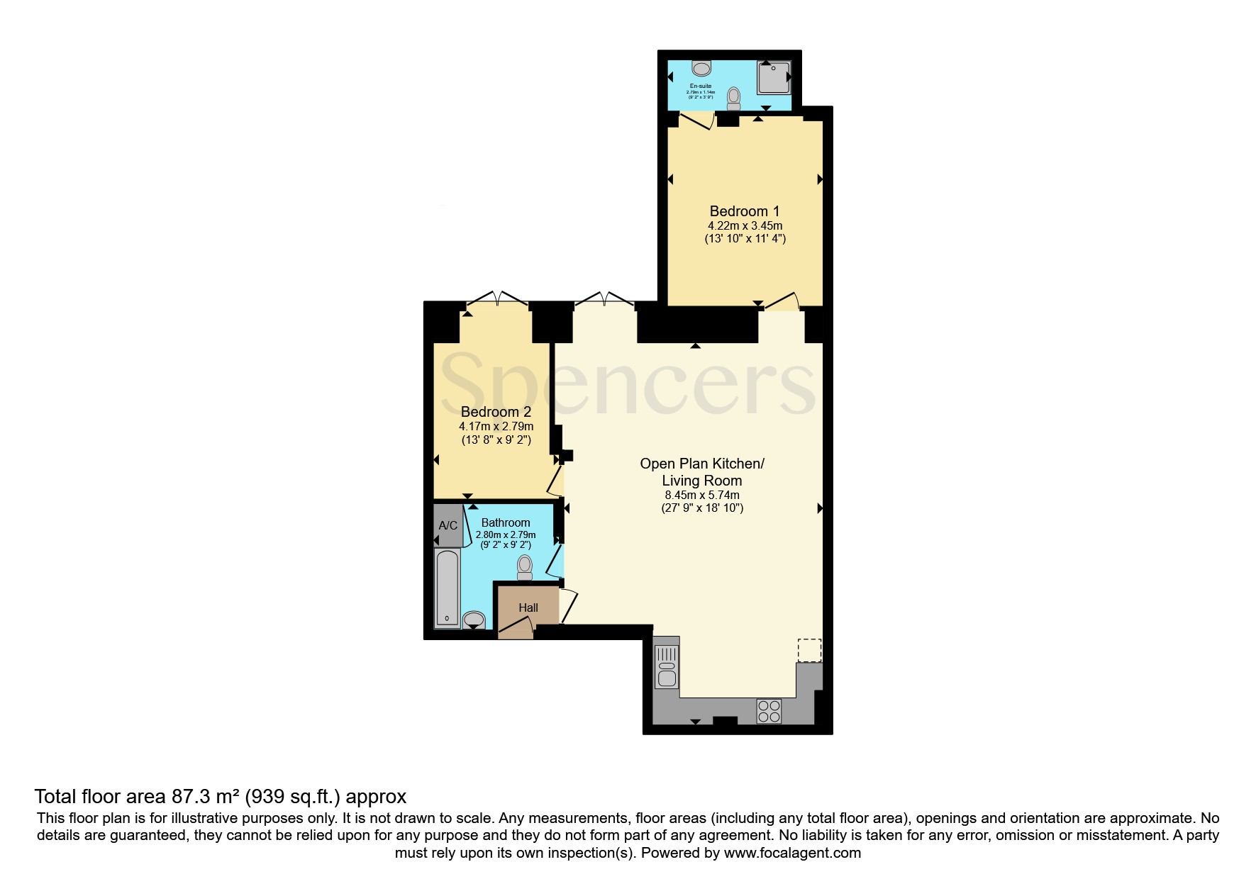 Flat 4, Leicester floorplan