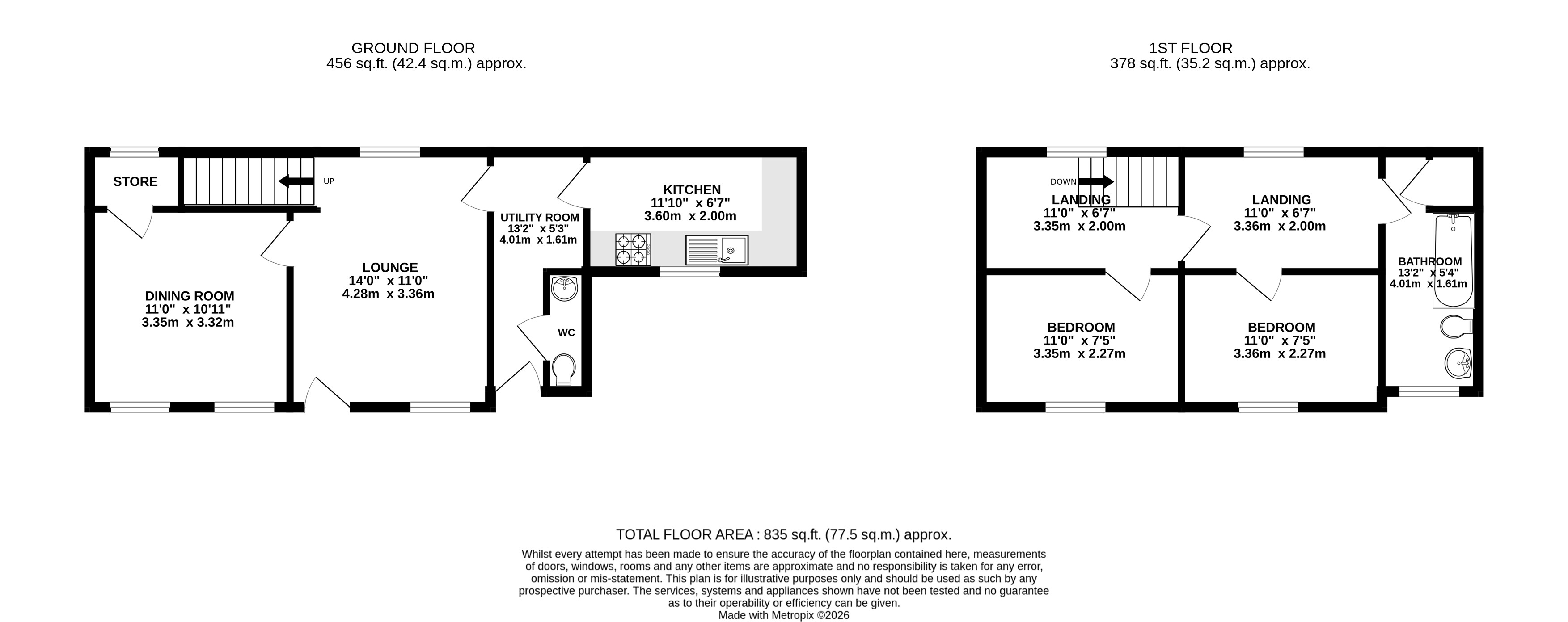 9, West End, Nottingham floorplan