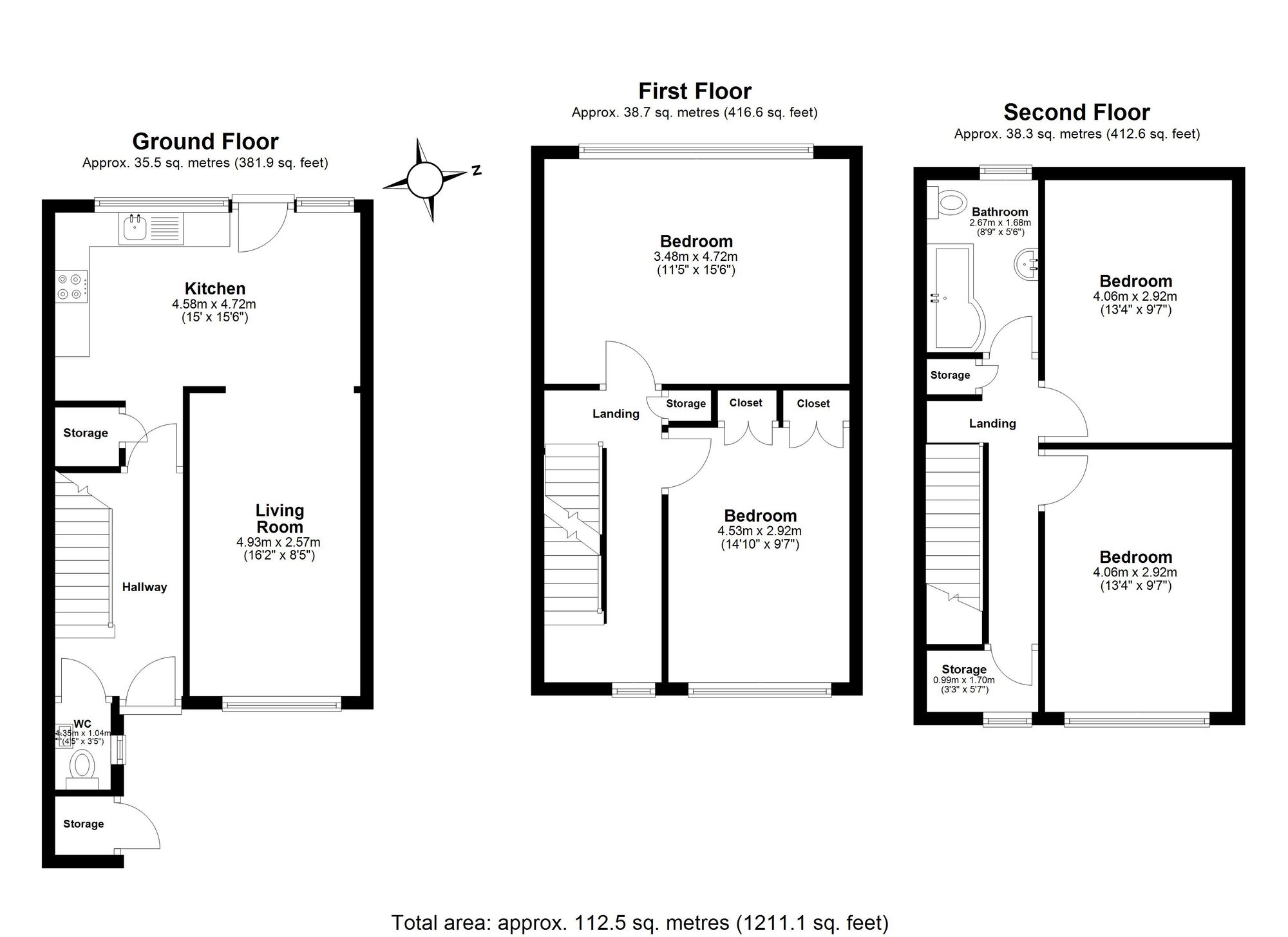 85 Ashurst Drive, Barkingside floorplan