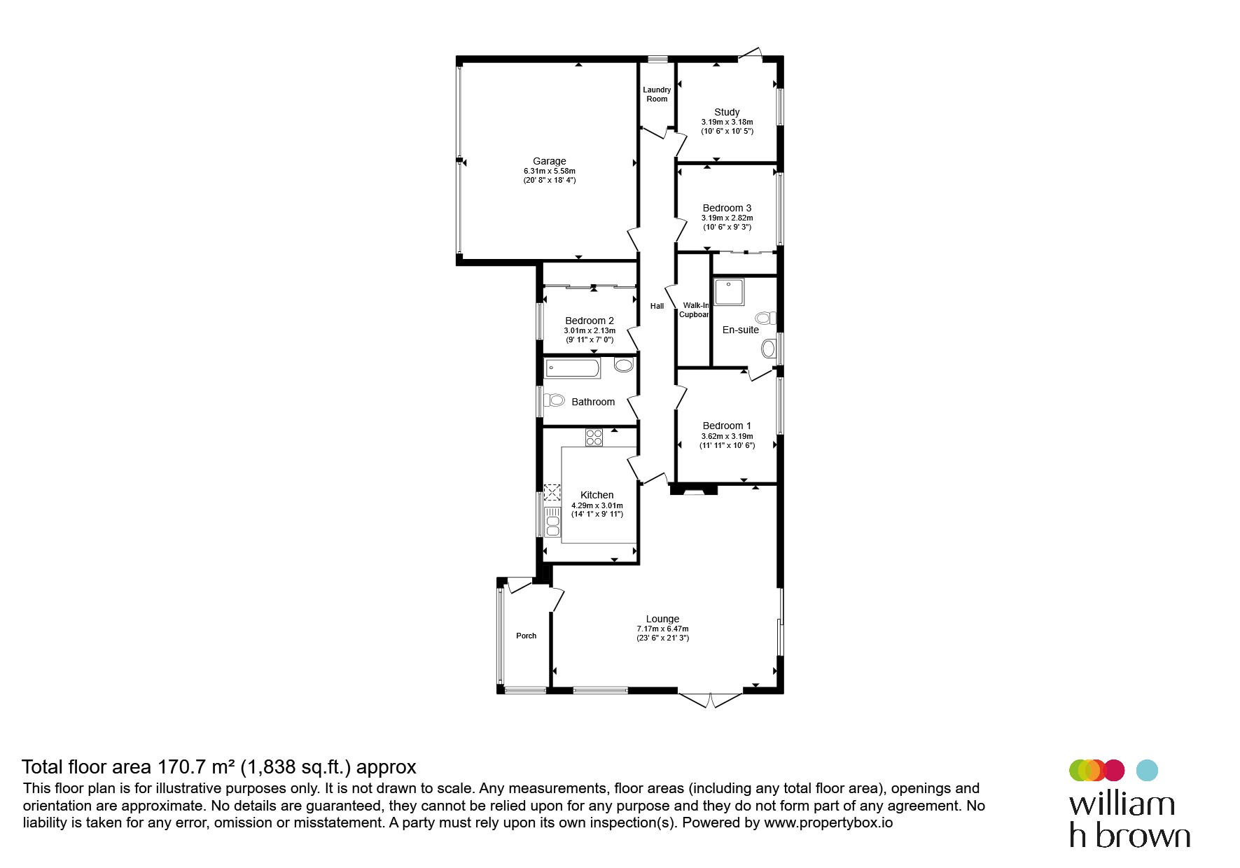 Ma'lish, Fen Road, Dereham floorplan