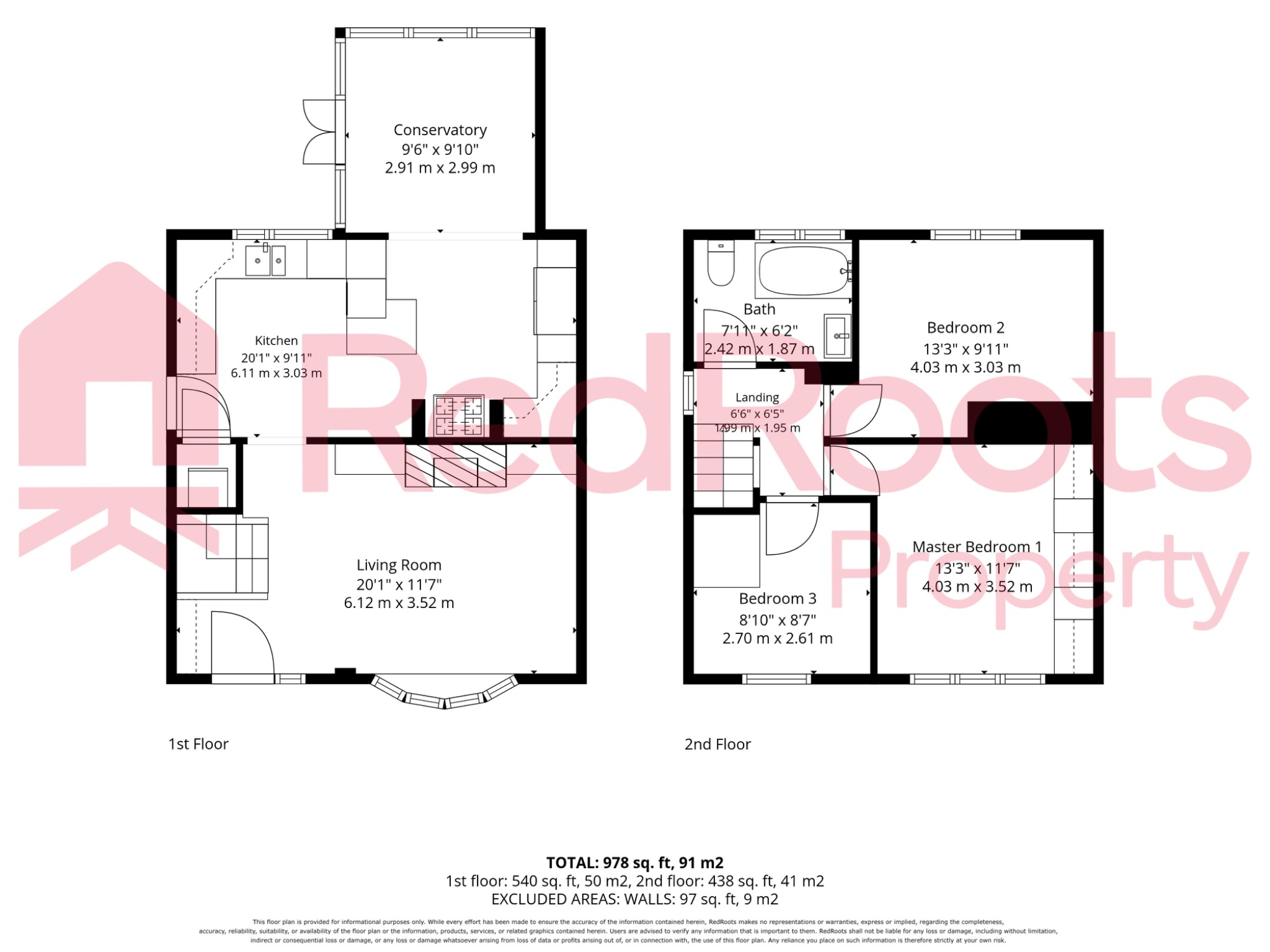 36 Shakespeare Avenue, Campsall, South Yorkshire floorplan