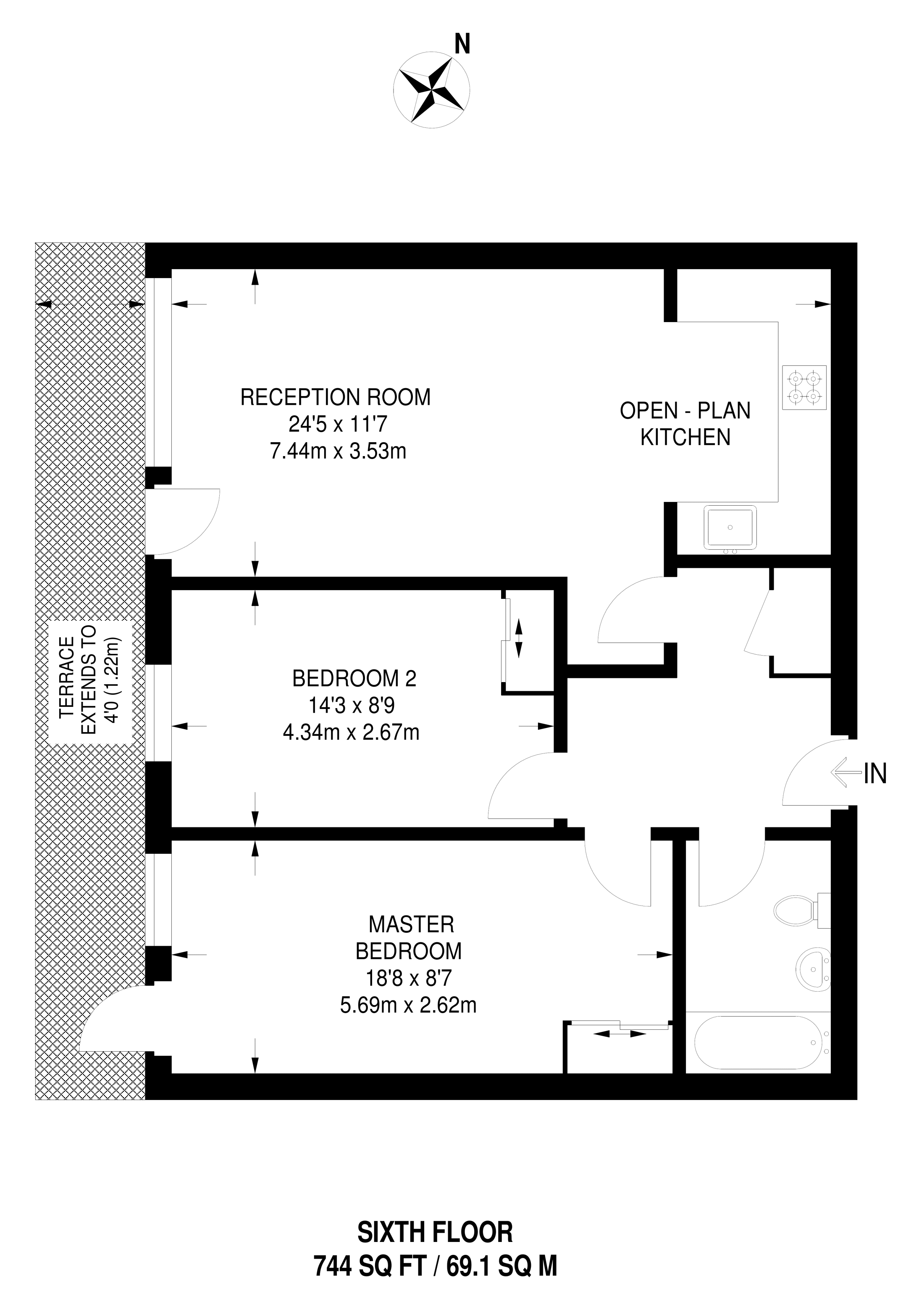 2 Bedrooms Flat for sale in London Road, Norbury SW16