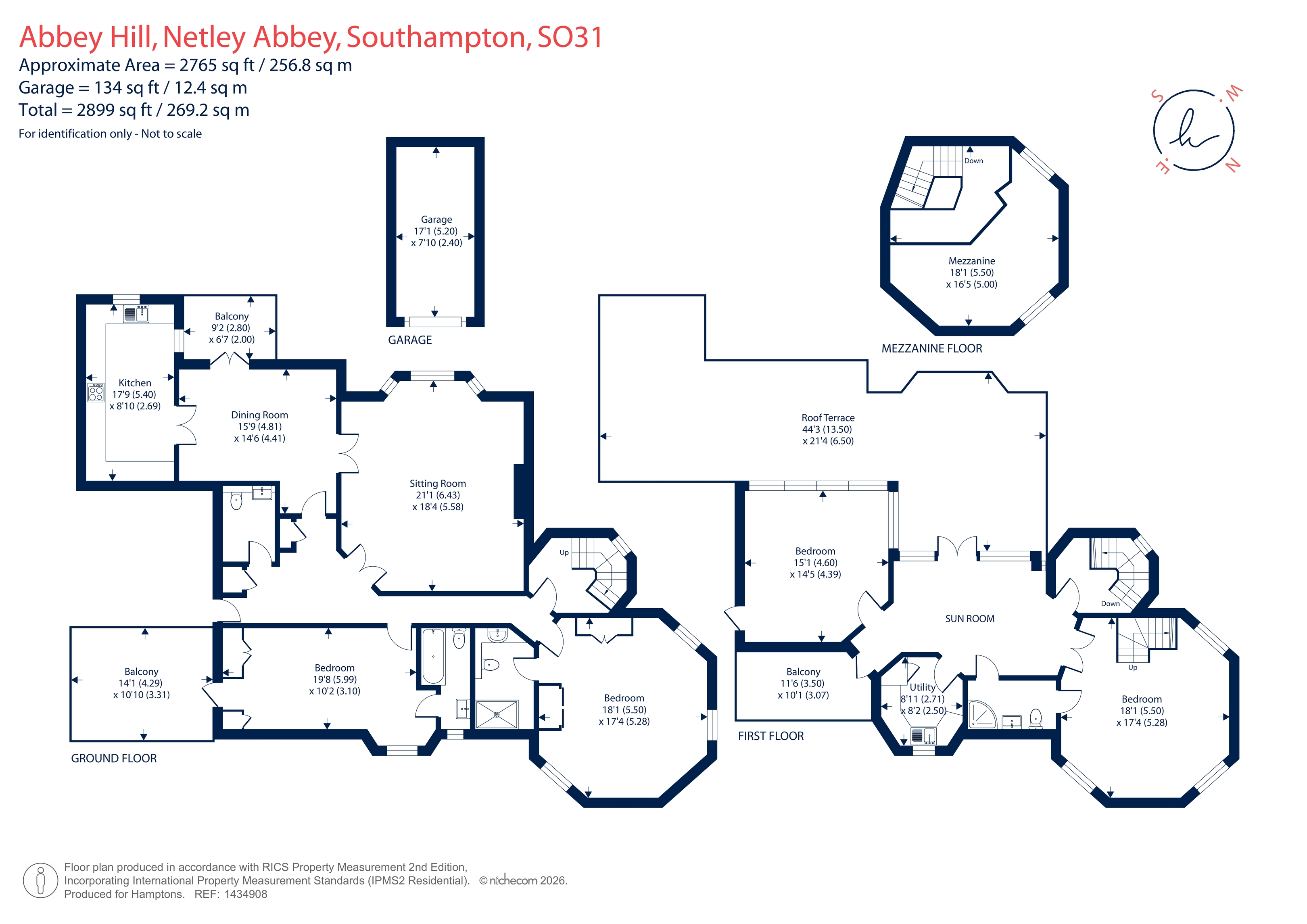 Flat 6, Netley Castle, Abbey Hill, Southampton floorplan