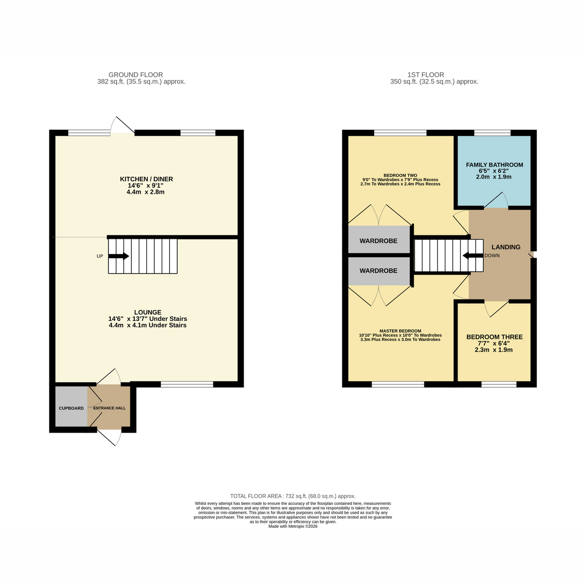 146, Favell Drive, Furzton floorplan