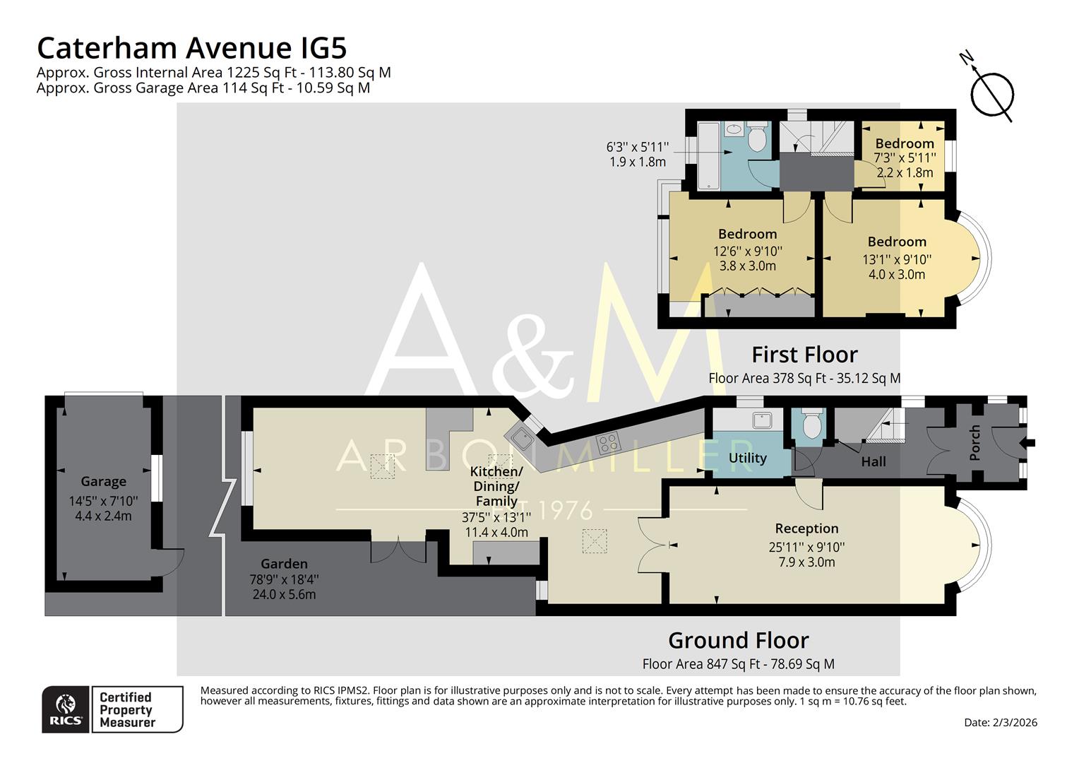 51, Caterham Avenue, Clayhall floorplan