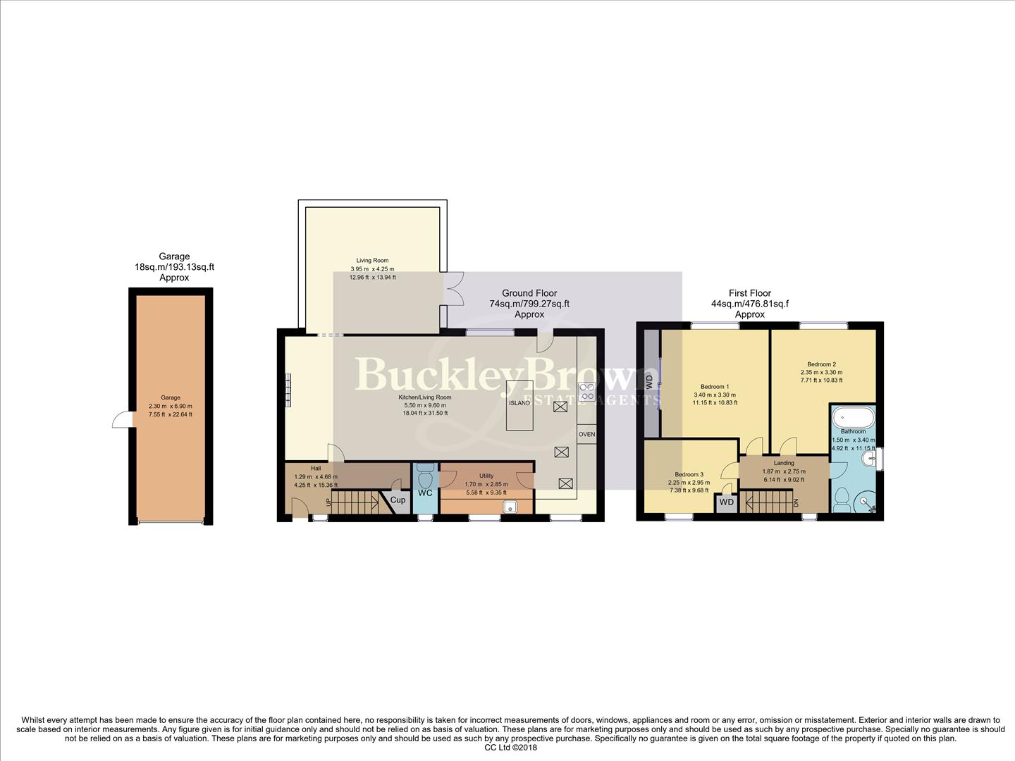 21, Poplar Drive, Chesterfield floorplan