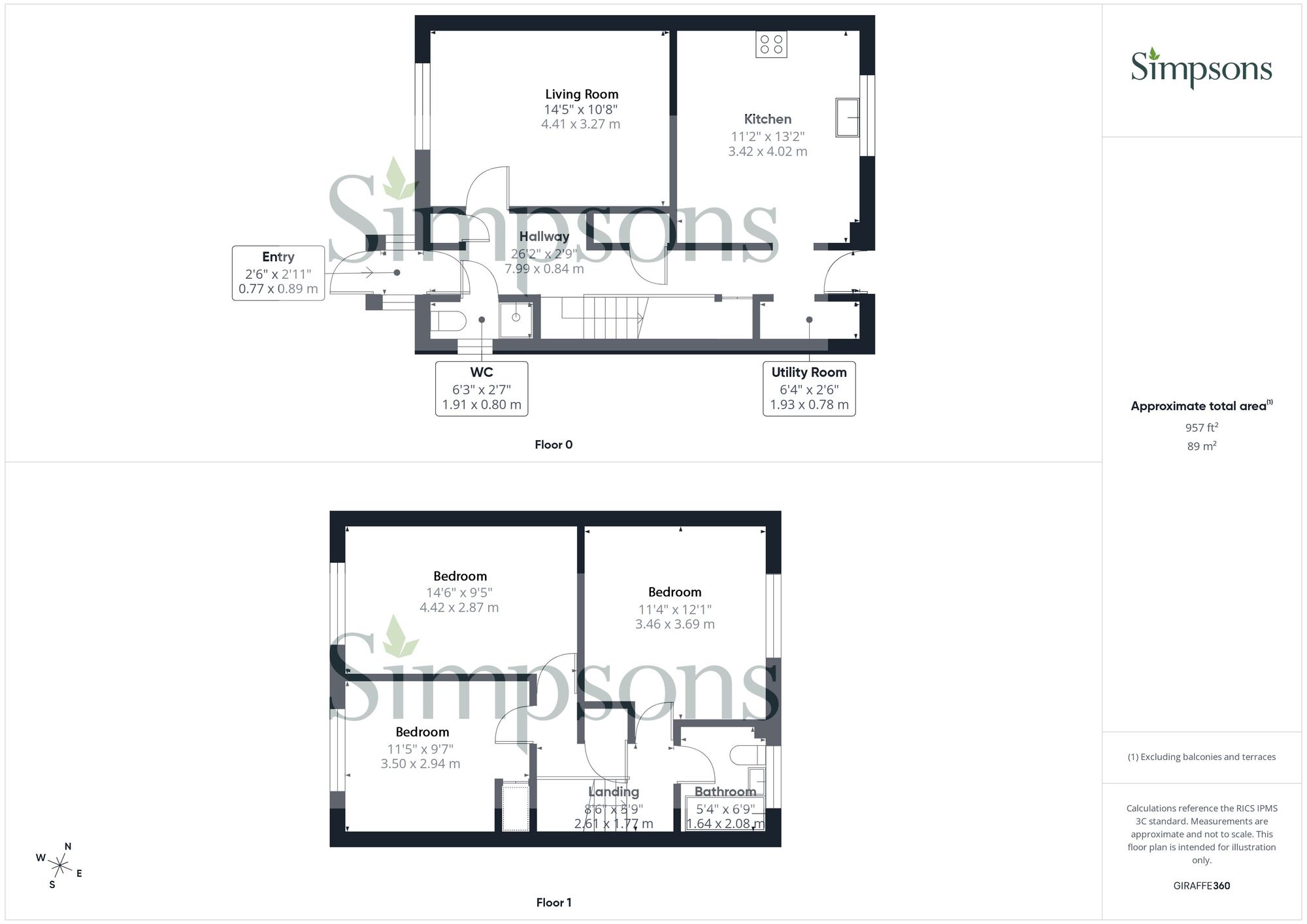 34 Weavers Close, Witney floorplan