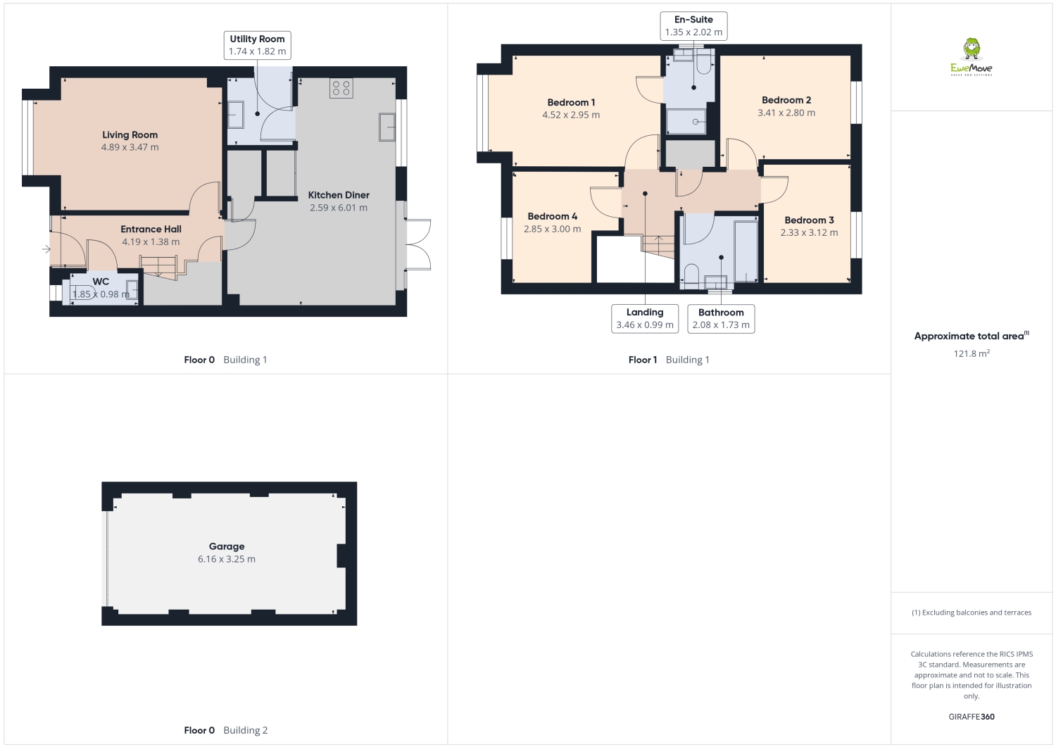 1, Anderson Road, Deeside floorplan