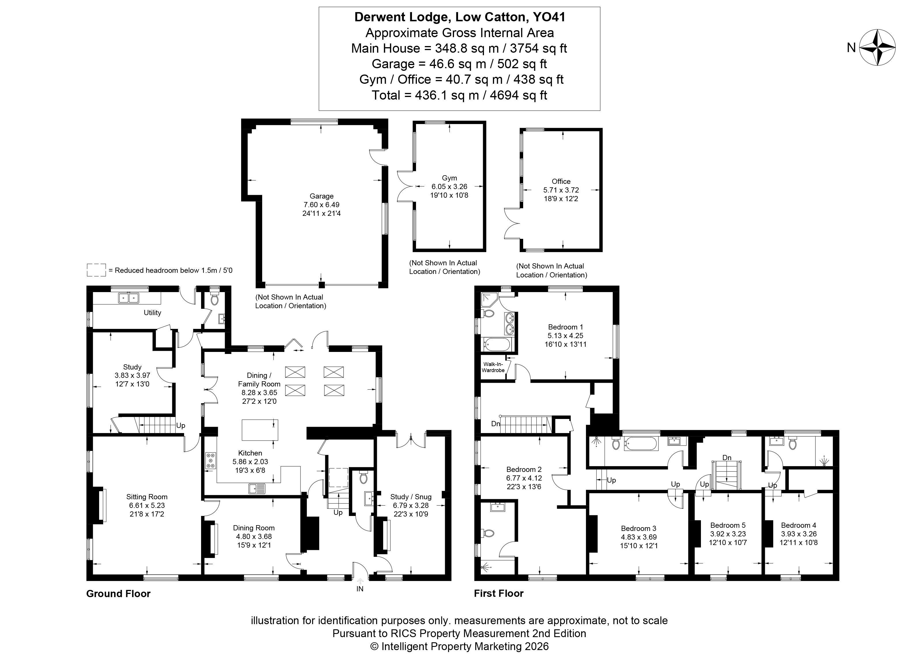 Derwent Lodge,, Main Street, York floorplan