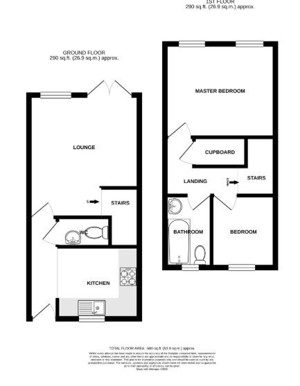 15, Buttercup Walk, Malvern floorplan