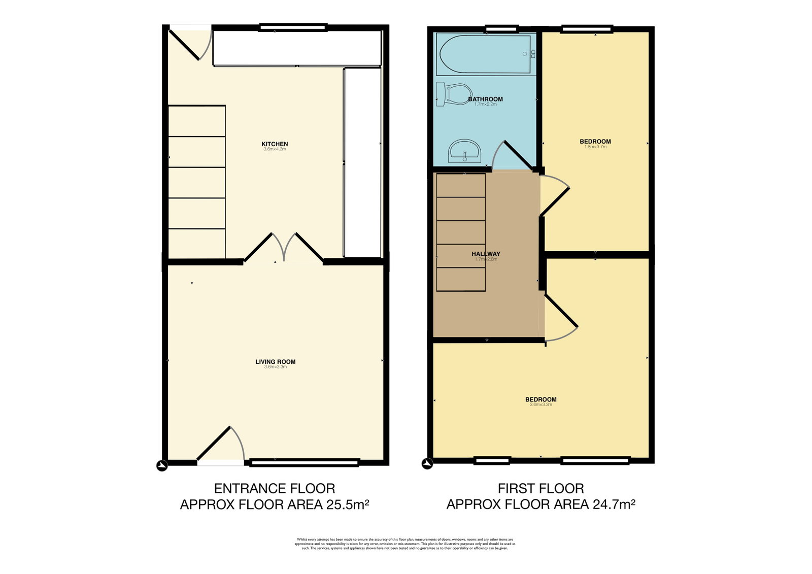 47, Lock Close, Heywood floorplan
