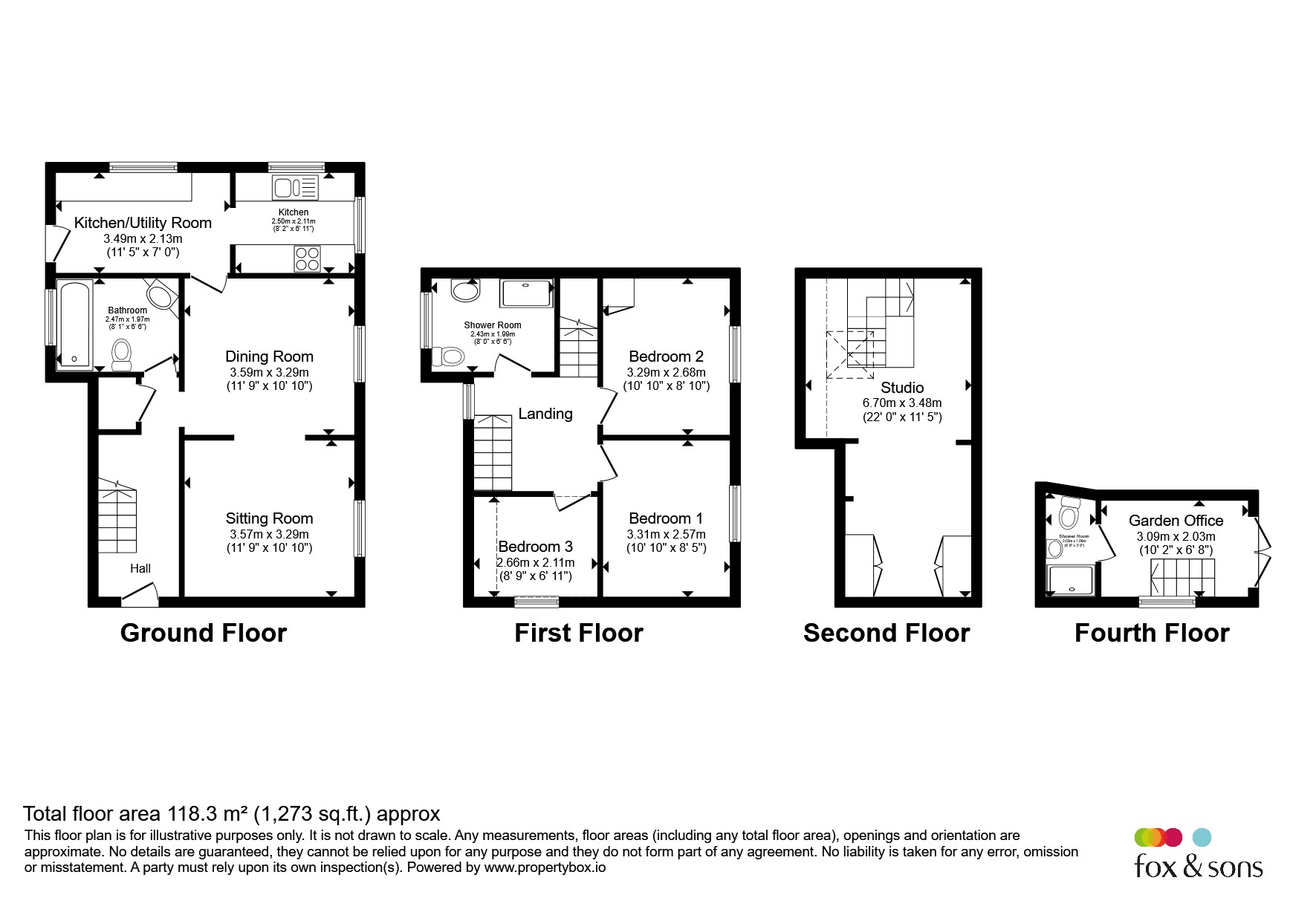 Sunnyside, Westergate Street, Chichester floorplan