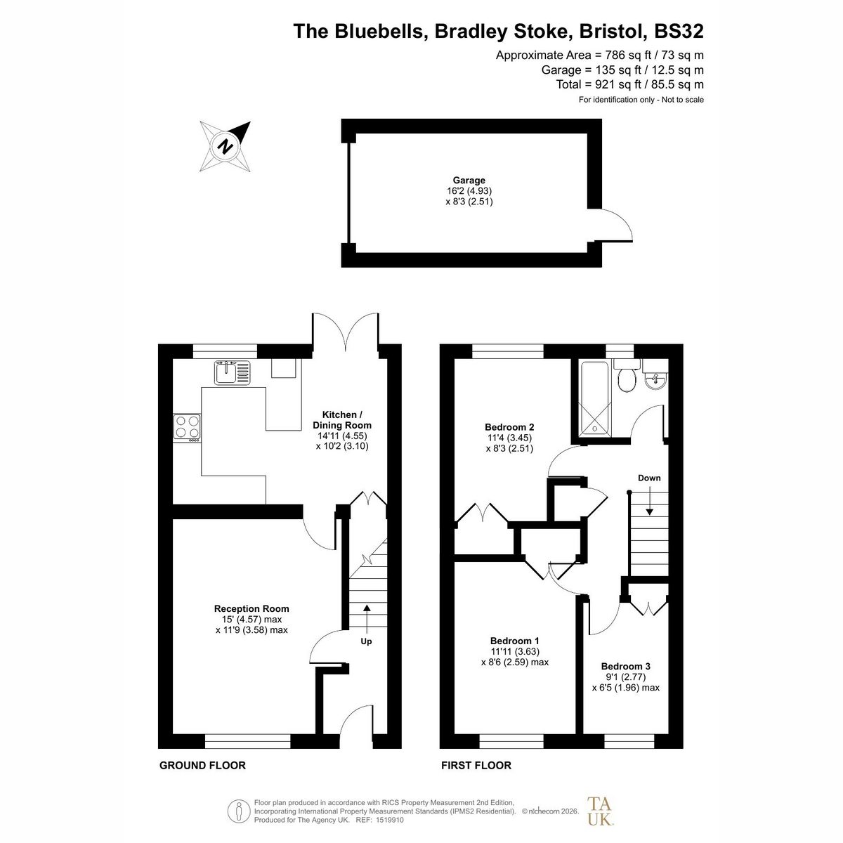 107, The Bluebells, Bristol floorplan