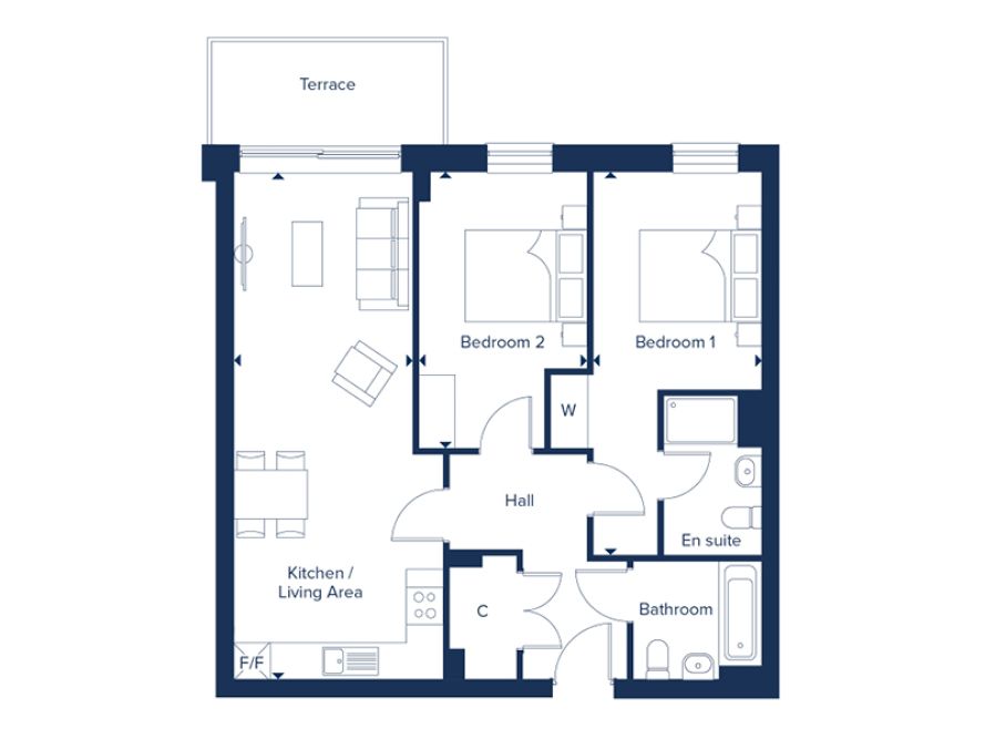 391, Overgate, Milton Keynes floorplan