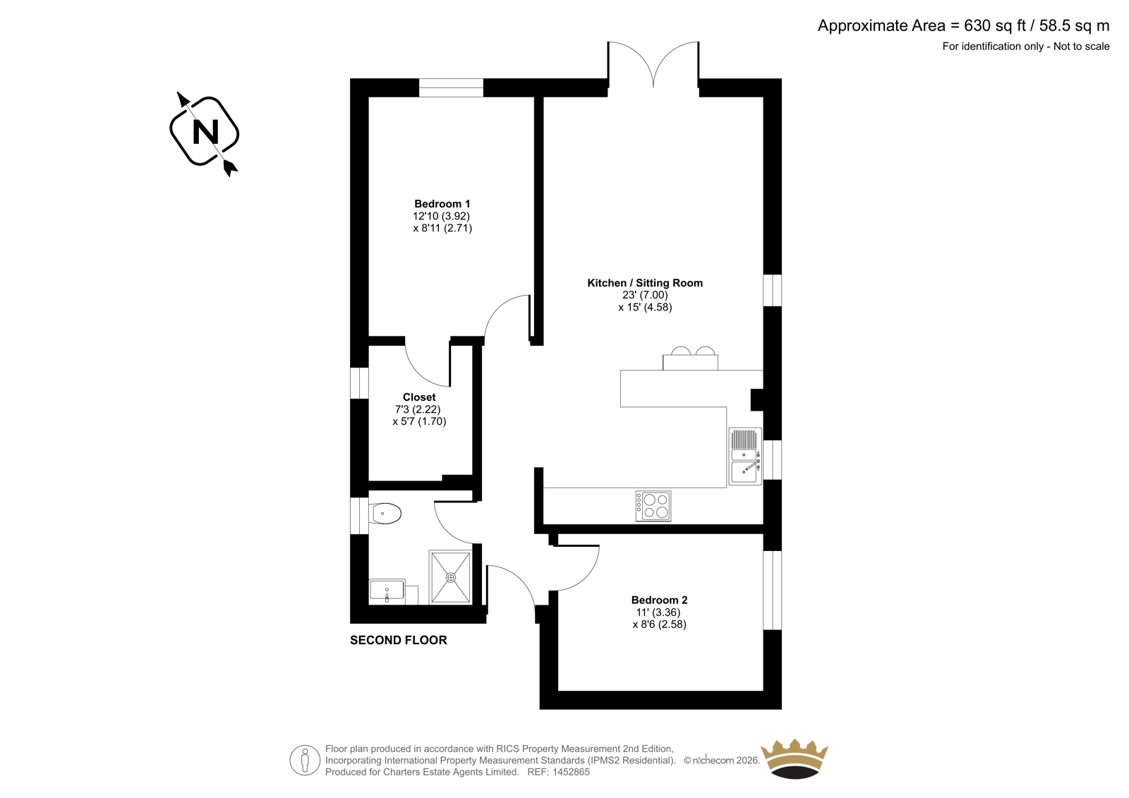 Flat 11, Watersedge,, Bridge Street, Fareham floorplan
