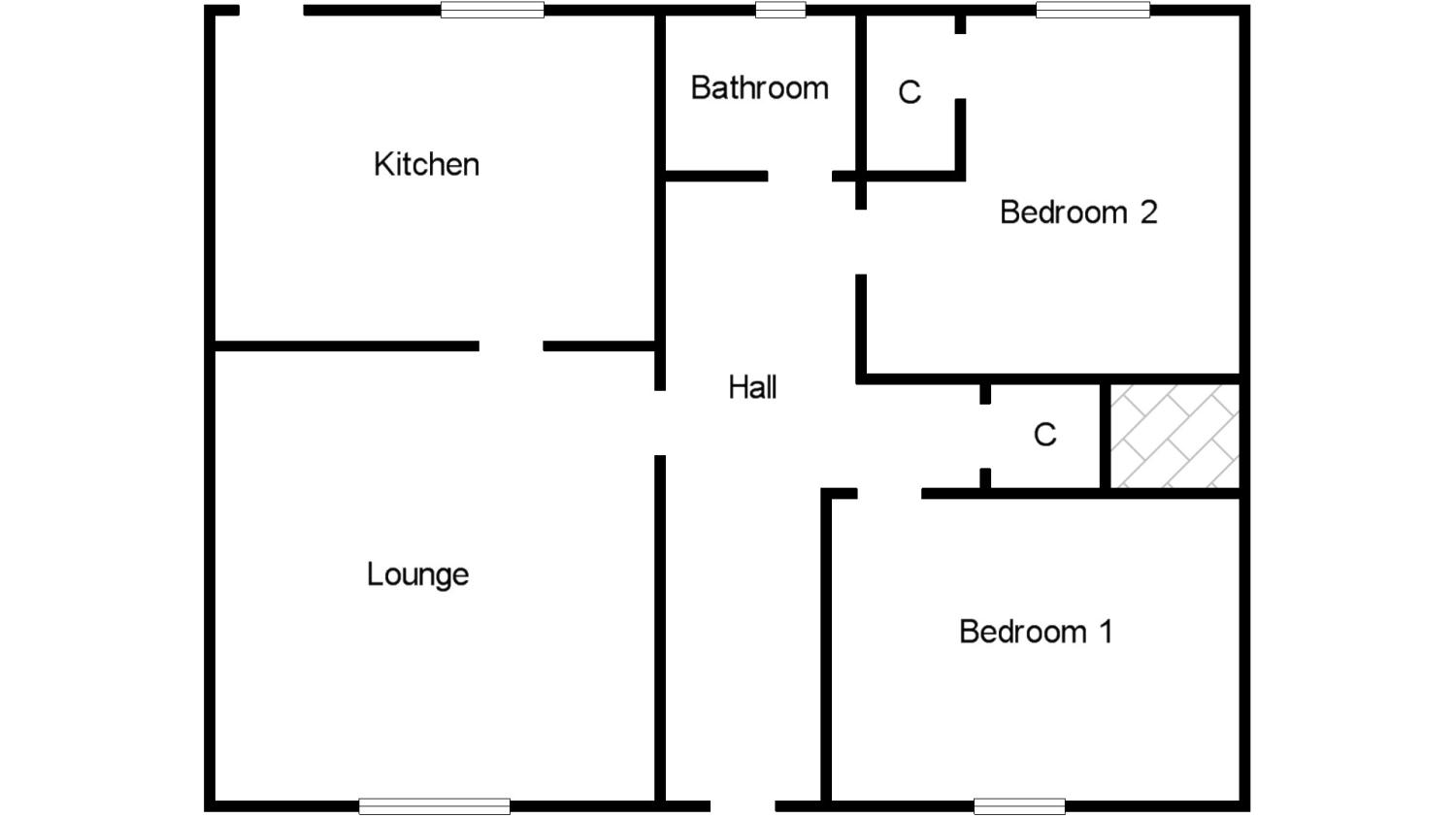 2 Bedrooms Flat for sale in Glenburn Crescent, Paisley, Renfrewshire PA2