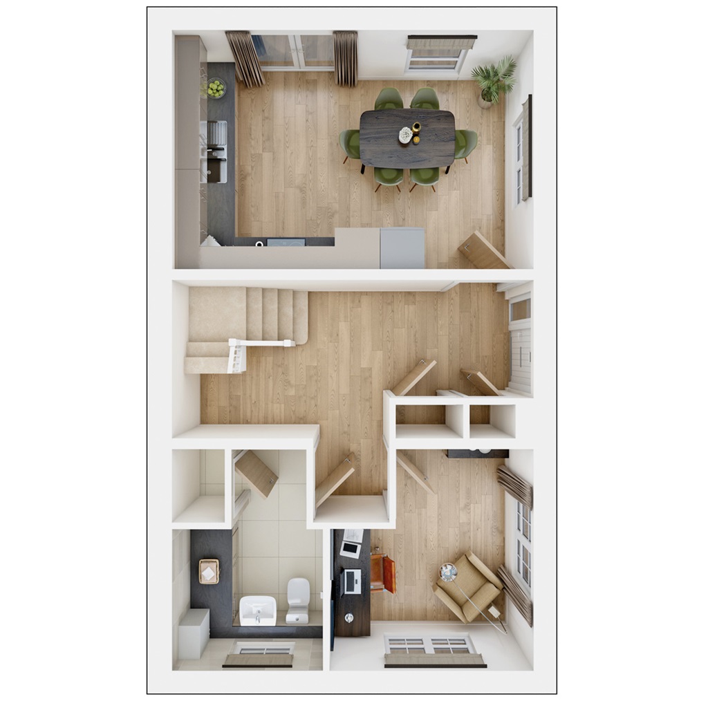 The Densdale - Plot 327, St Augustines Place, Sweechbridge Road, Herne Bay floorplan