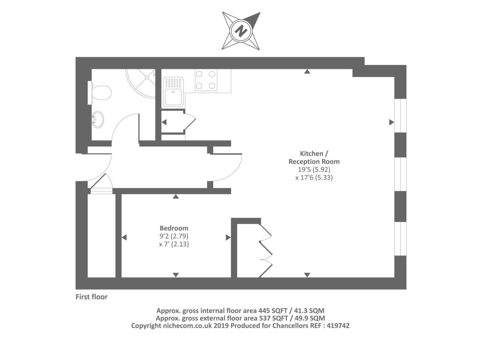 1 Bedrooms Flat for sale in Marlborough House, Finchley Road NW3