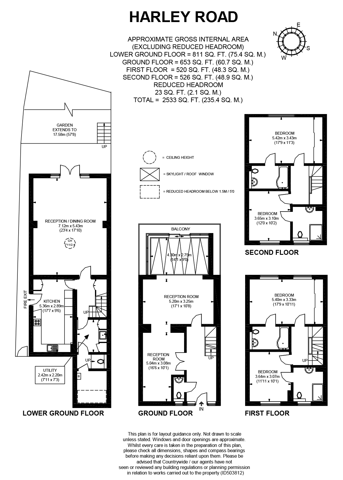 4 Bedrooms  to rent in Harley Road, Primrose Hill NW3