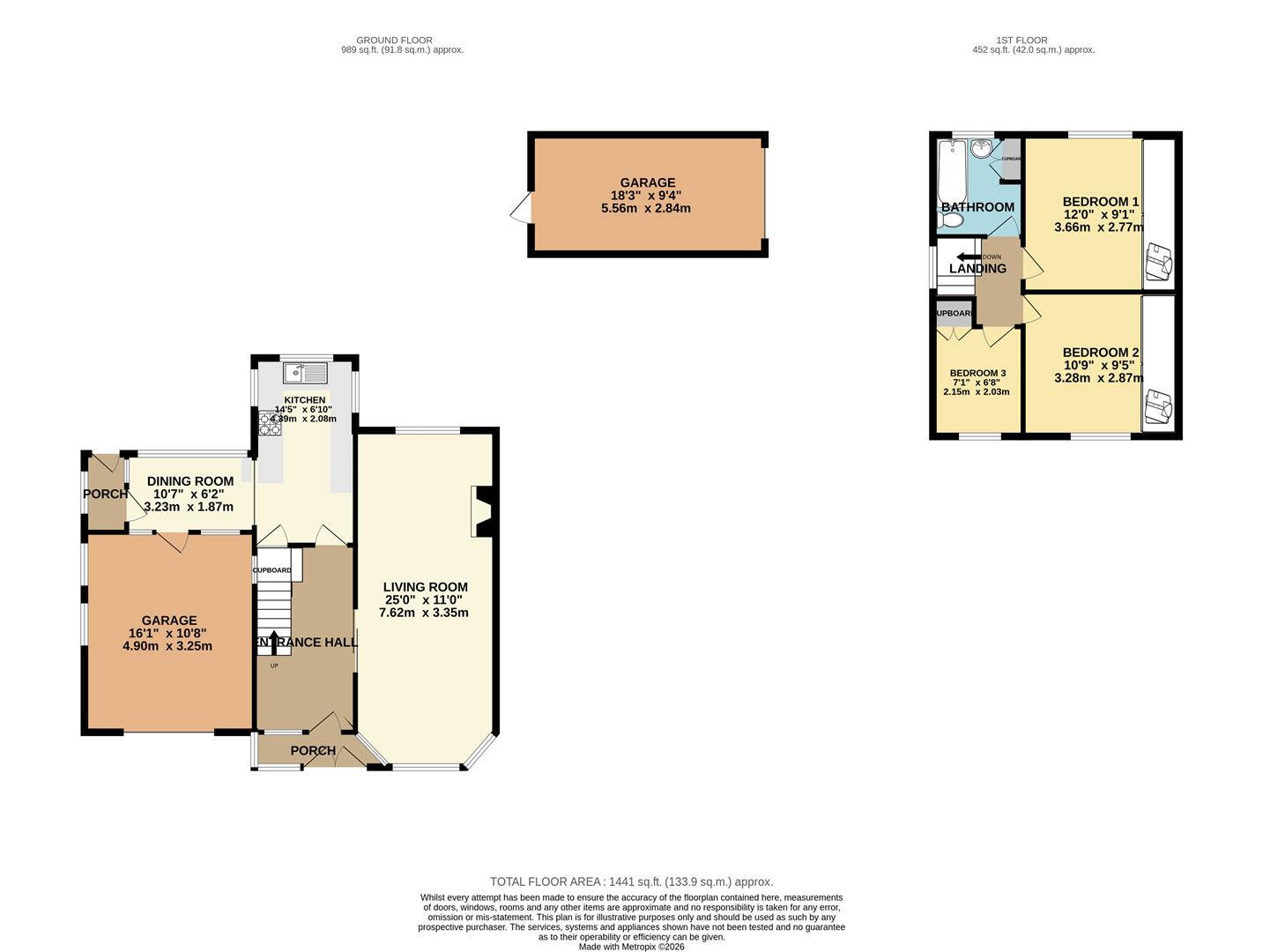 127, High Hill Road, High Peak floorplan