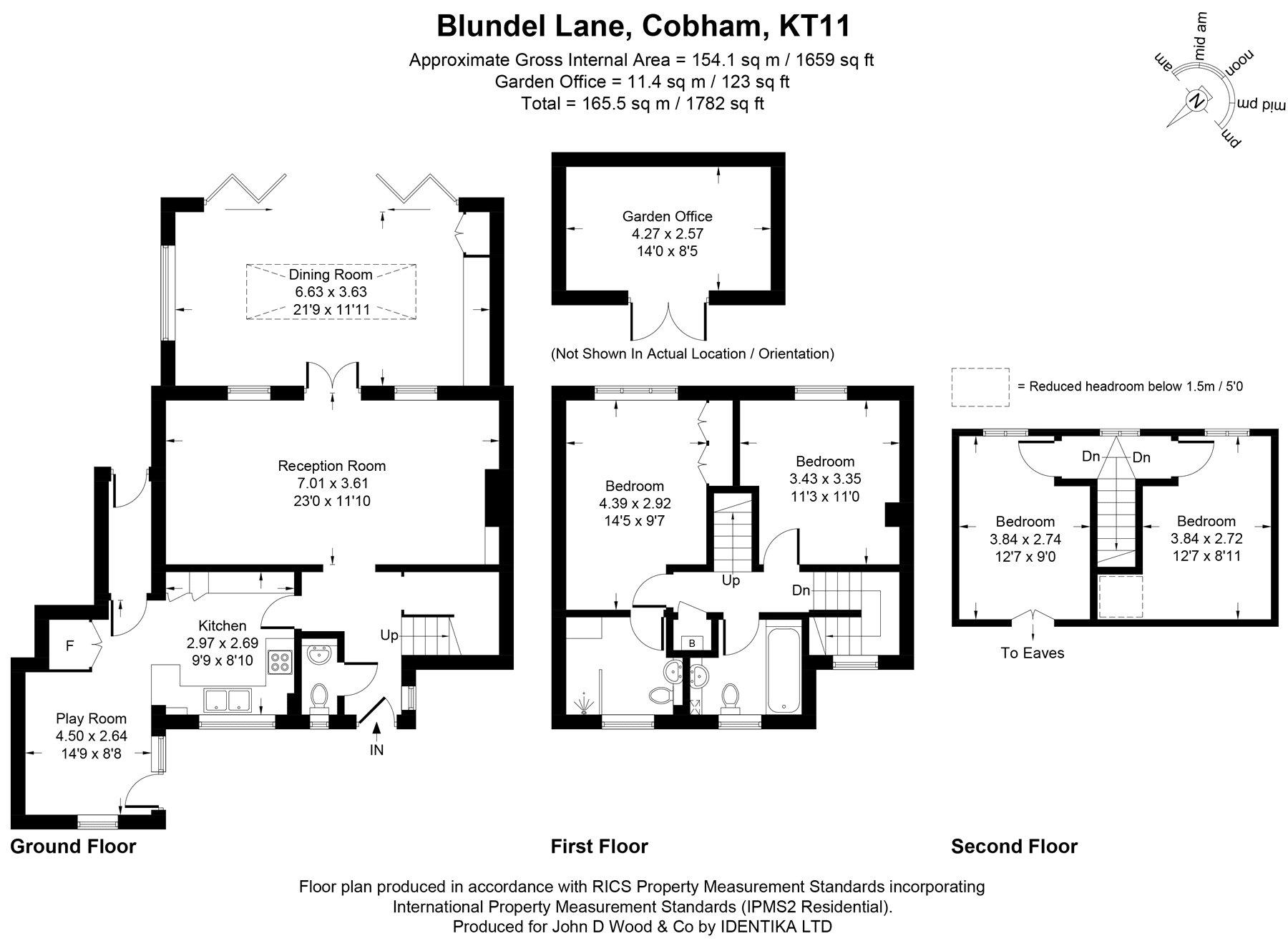 13, Blundel Lane, Cobham floorplan